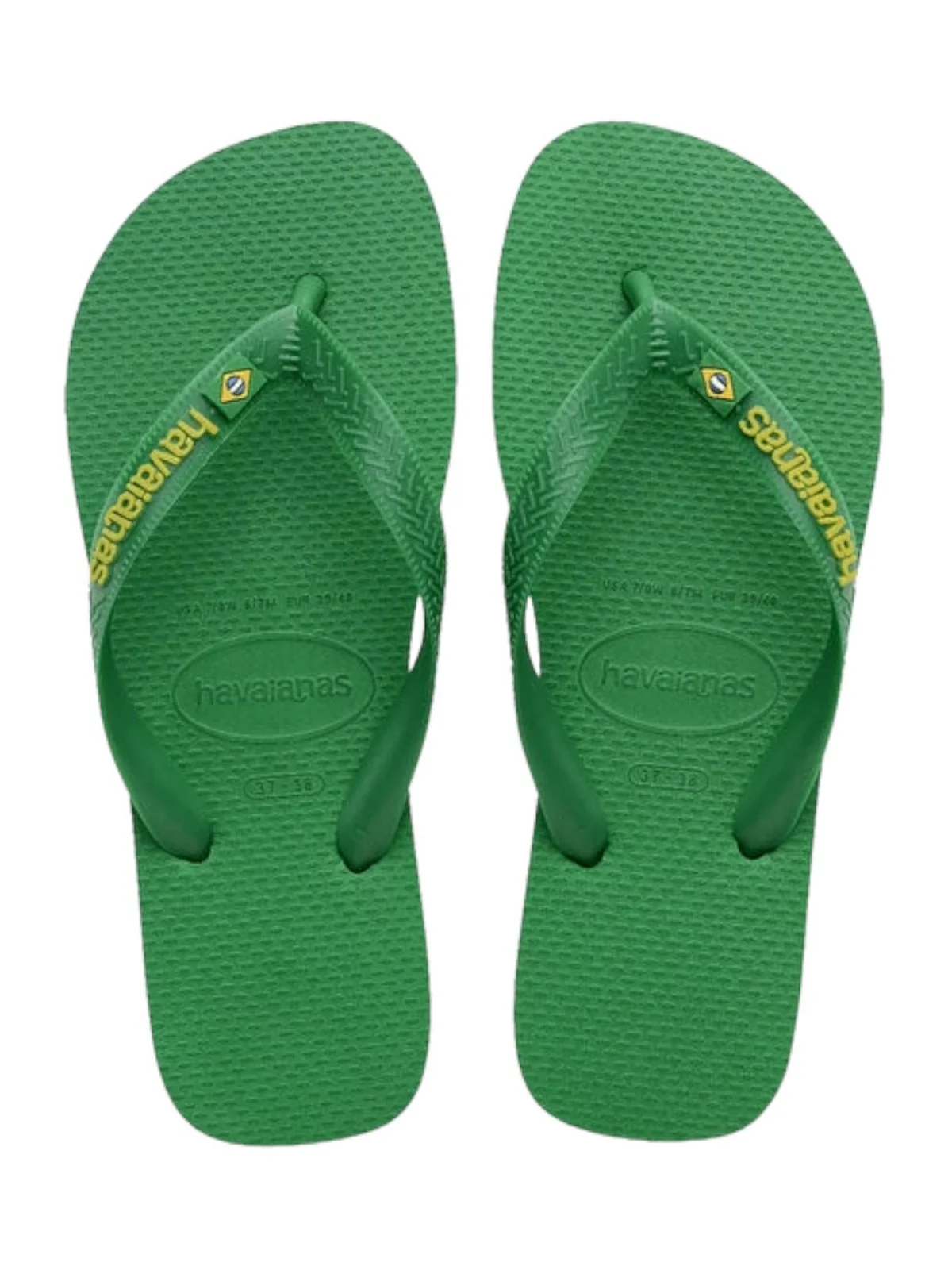 HAVAIANAS Infradito Unisex adulto Hav. Brasil Logo Neon 4149370.6758 Verde - Image 5