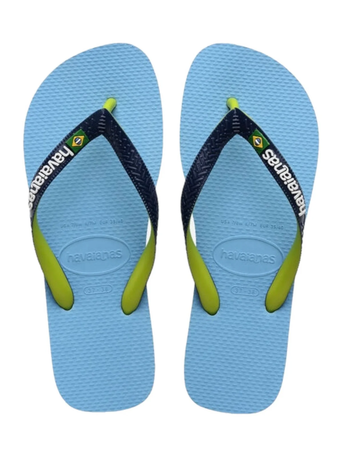 HAVAIANAS Infradito Unisex adulto Hav. Brasil mix 4123206.1056 Blu - Image 5