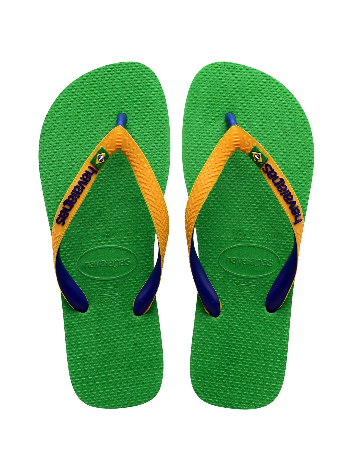 HAVAIANAS Infradito Unisex adulto Hav. Brasil mix 4123206.1985 Verde - Image 7