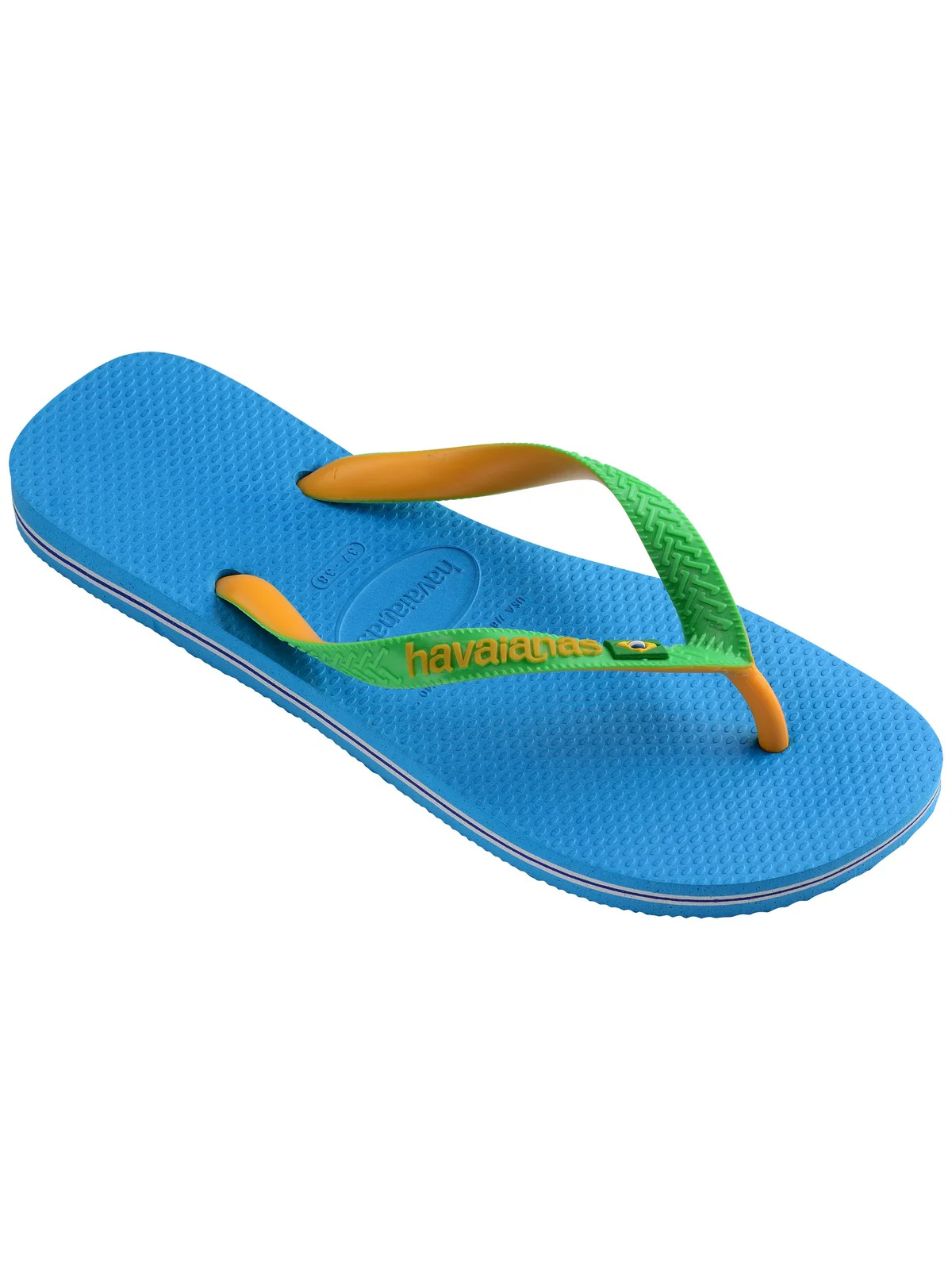 HAVAIANAS Infradito Unisex adulto Hav. Brasil mix 4123206.1989 Turchese - Image 2