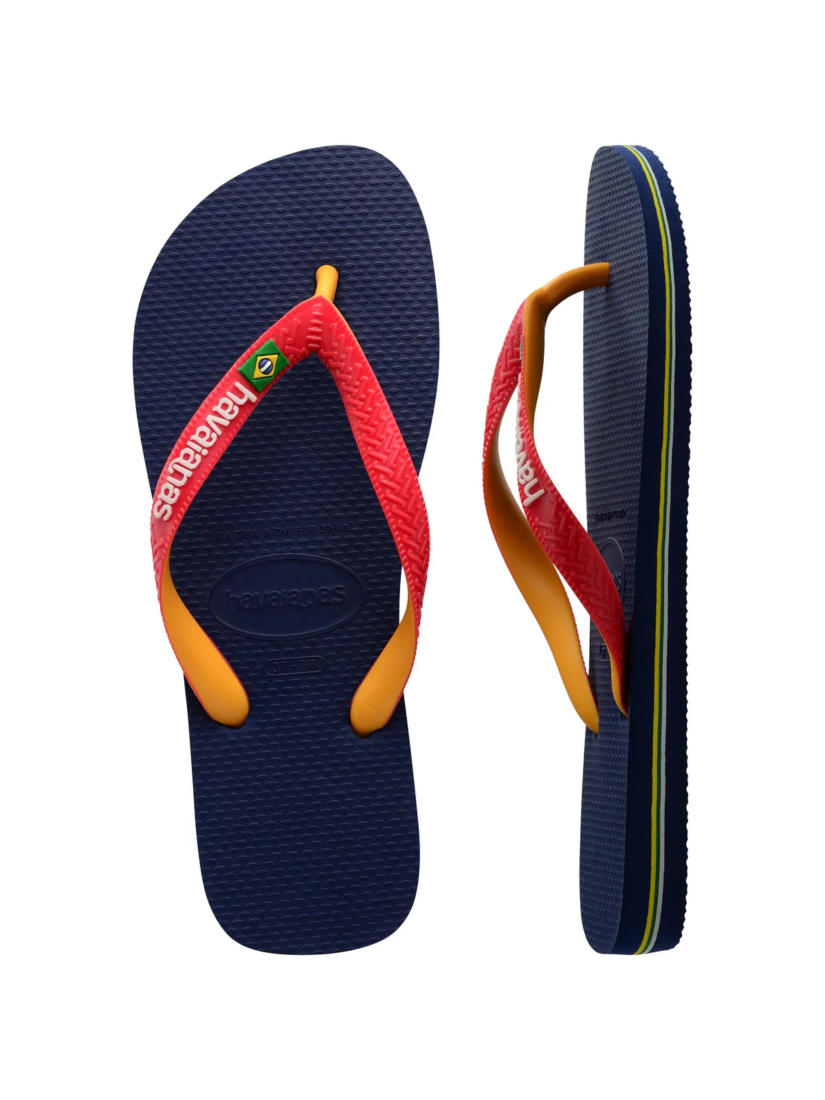 HAVAIANAS Infradito Unisex adulto Hav. Brasil mix 4123206.5603 Blu - Image 6