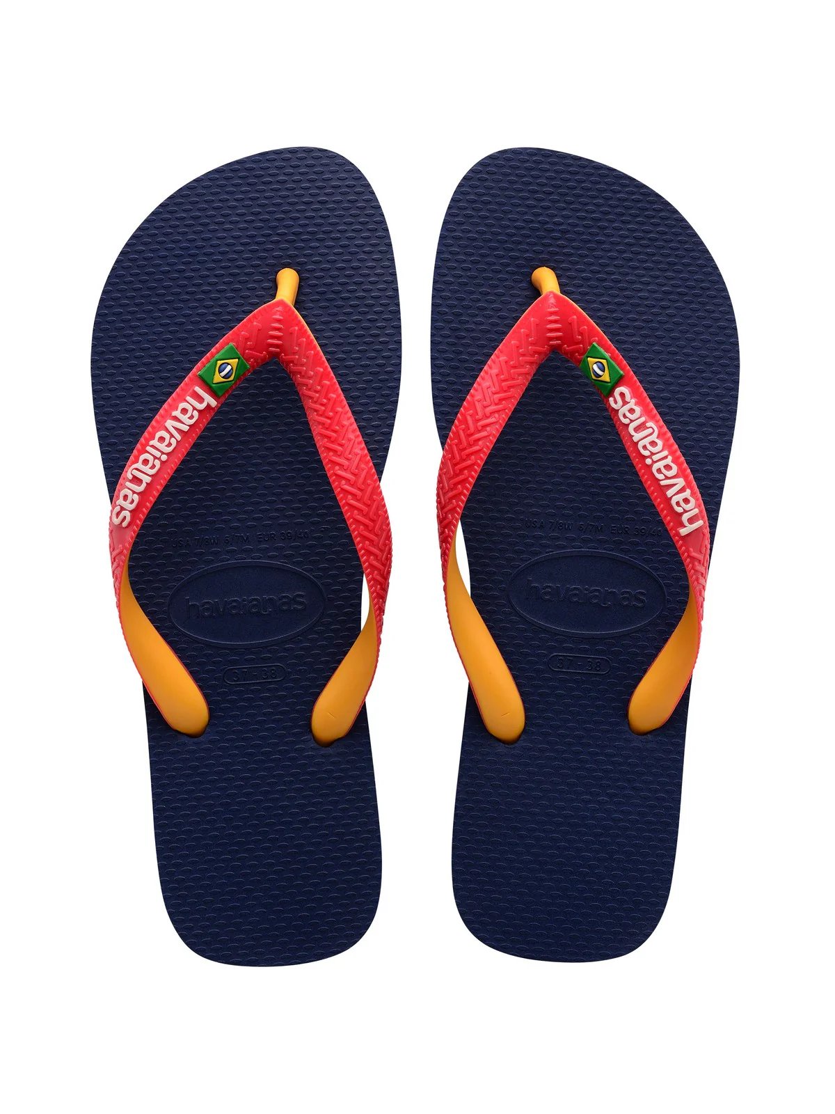 HAVAIANAS Infradito Unisex adulto Hav. Brasil mix 4123206.5603 Blu - Image 7