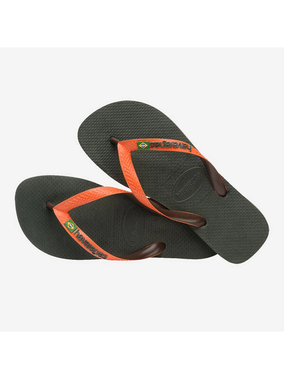 HAVAIANAS Infradito Unisex adulto Hav. Brasil mix 4123206.7074 Verde - Image 2