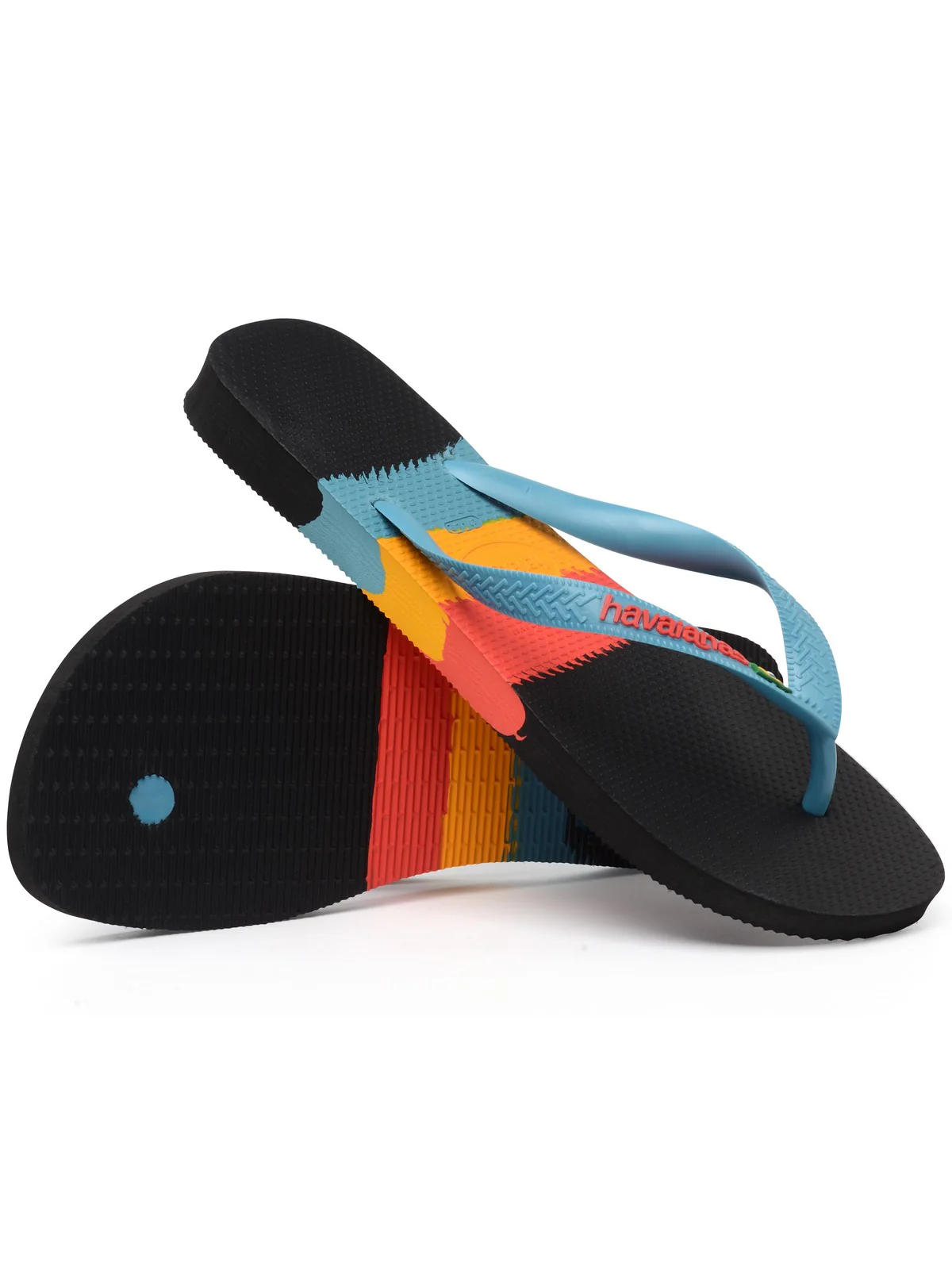 HAVAIANAS Infradito Unisex adulto Hav. Brasil Tech 4147239.0090 Nero - Image 5