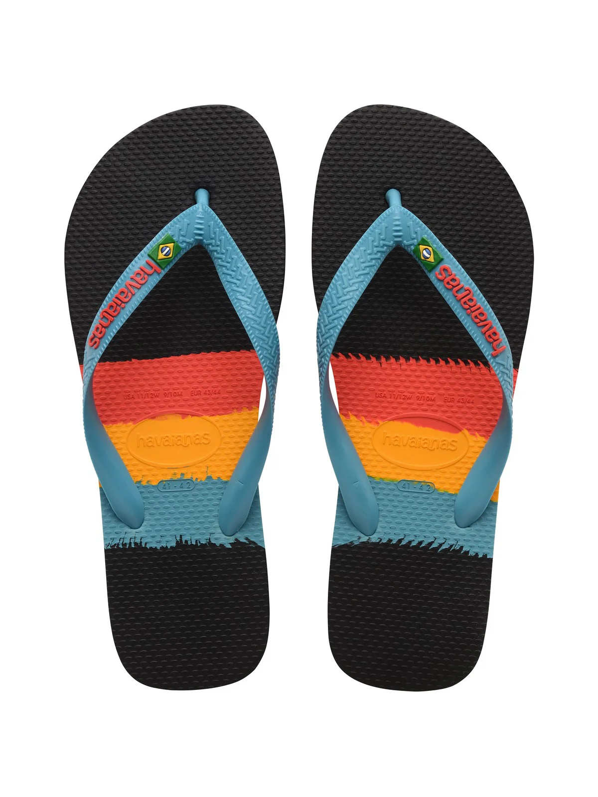 HAVAIANAS Infradito Unisex adulto Hav. Brasil Tech 4147239.0090 Nero - Image 8