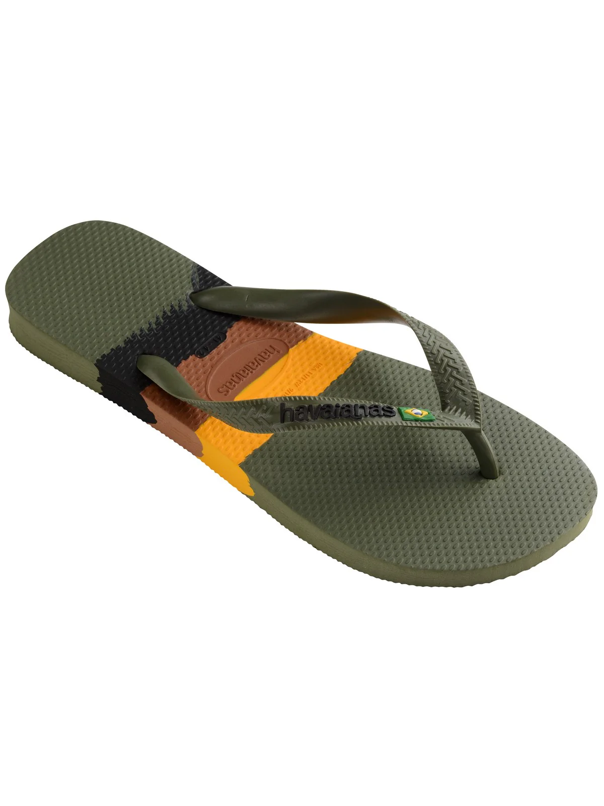 HAVAIANAS Infradito Unisex adulto Hav. Brasil Tech 4147239.0869 Verde - Image 2