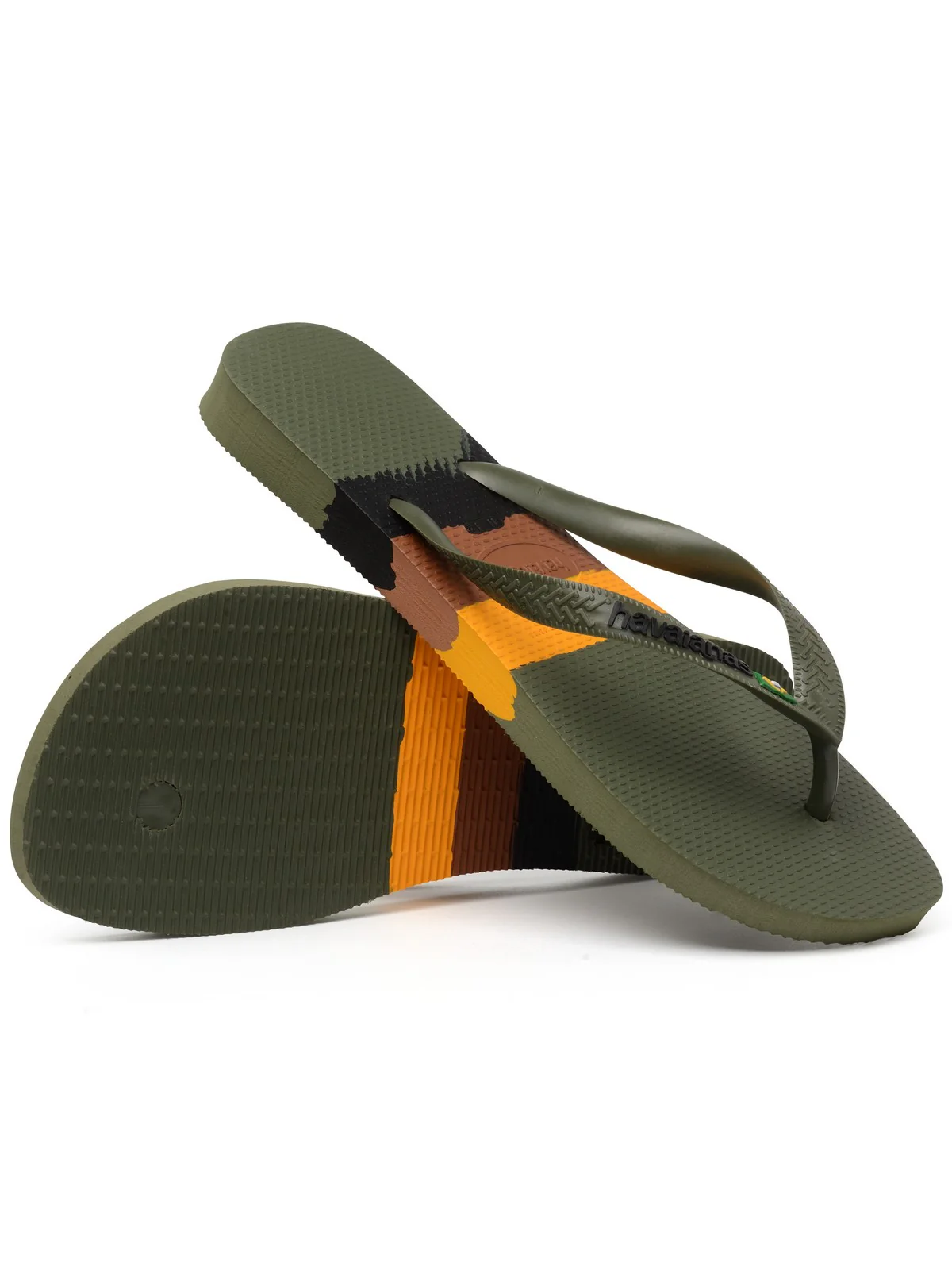 HAVAIANAS Infradito Unisex adulto Hav. Brasil Tech 4147239.0869 Verde - Image 5