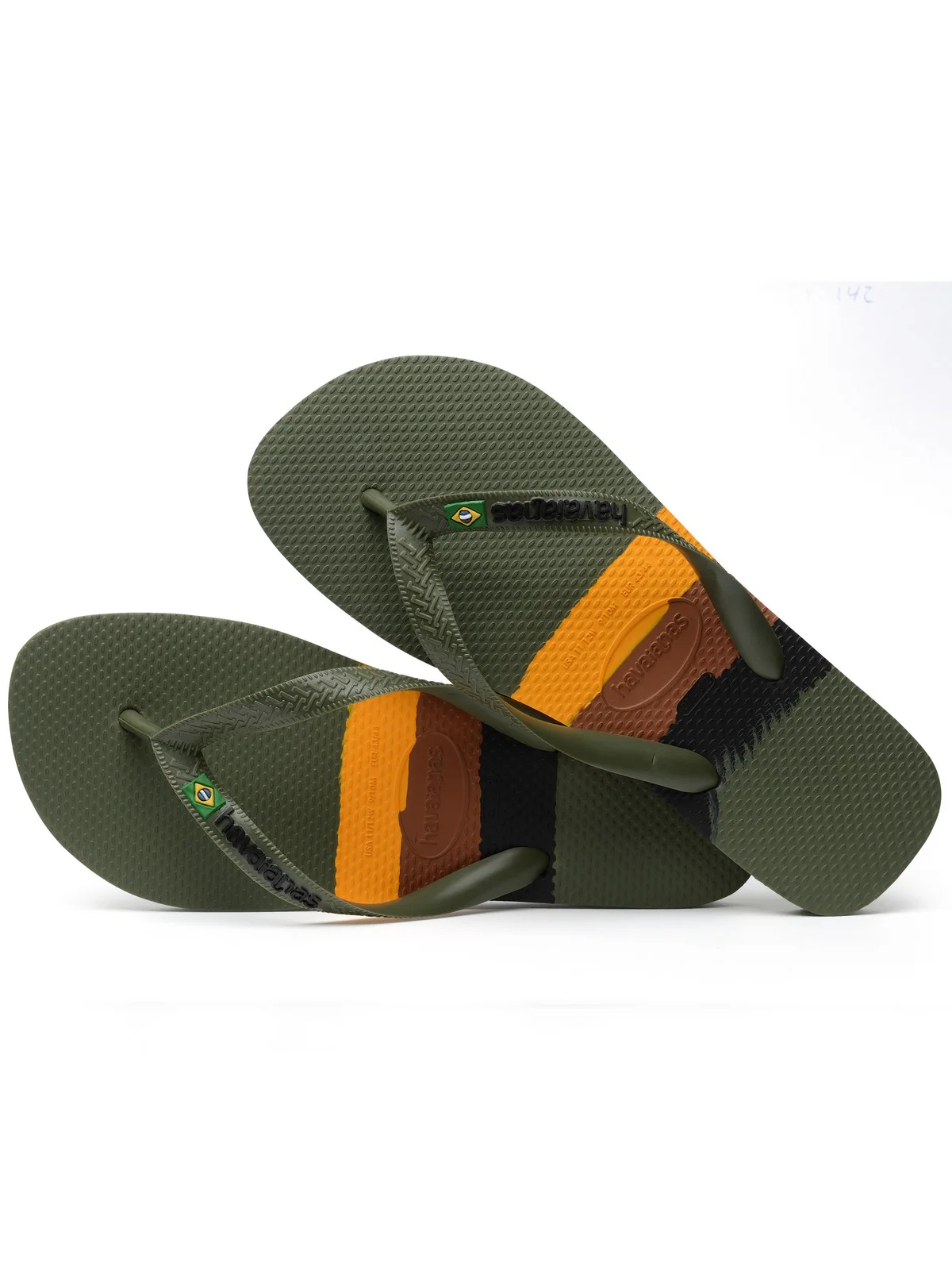 HAVAIANAS Infradito Unisex adulto Hav. Brasil Tech 4147239.0869 Verde - Image 6