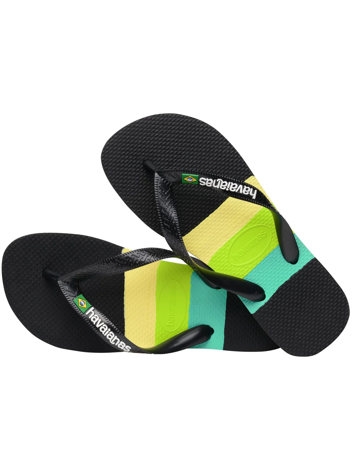 HAVAIANAS Infradito Unisex adulto Hav. Brasil Tech 4147239.1069 Nero - Image 6