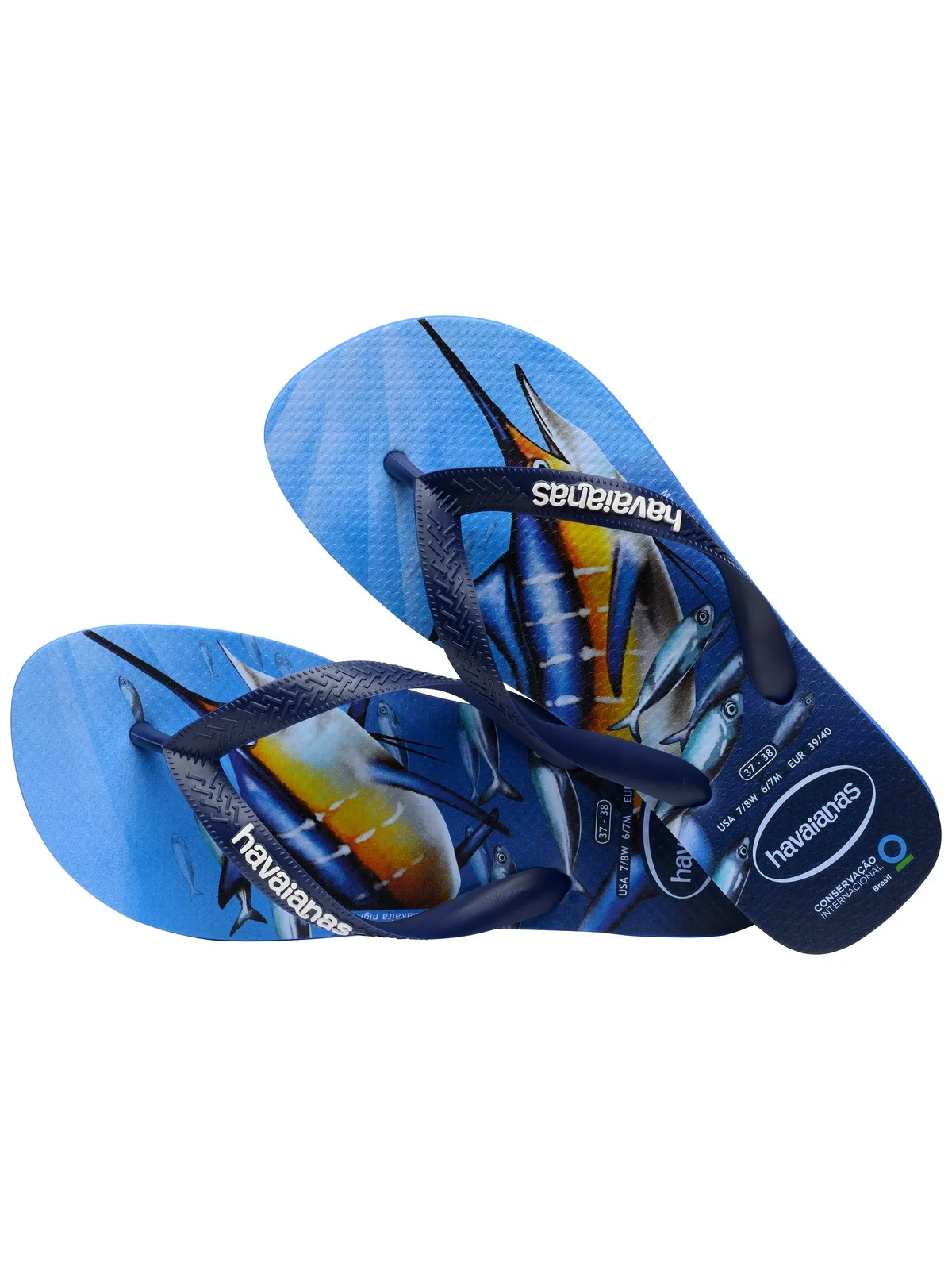 HAVAIANAS Infradito Unisex adulto Hav. conservation international 4119507.3847 Blu - Image 4