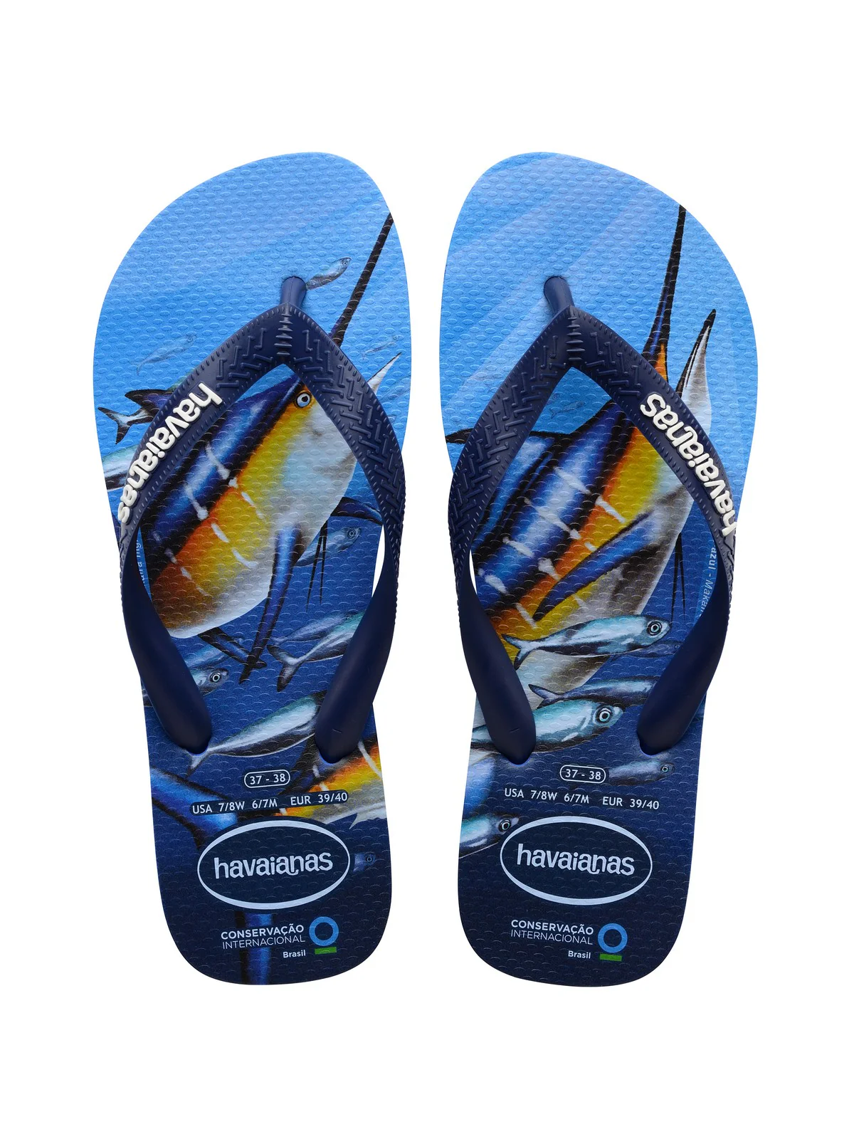 HAVAIANAS Infradito Unisex adulto Hav. conservation international 4119507.3847 Blu - Image 6