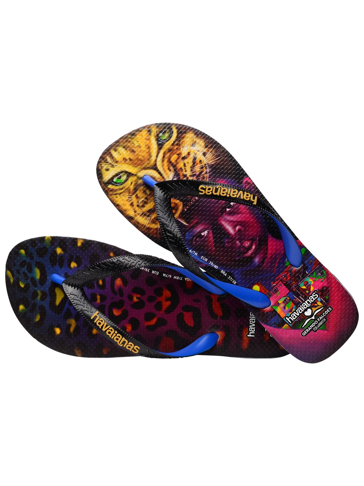 HAVAIANAS Infradito Unisex adulto Hav. Gerando Falcoes 4147603.0090 Nero - Image 4