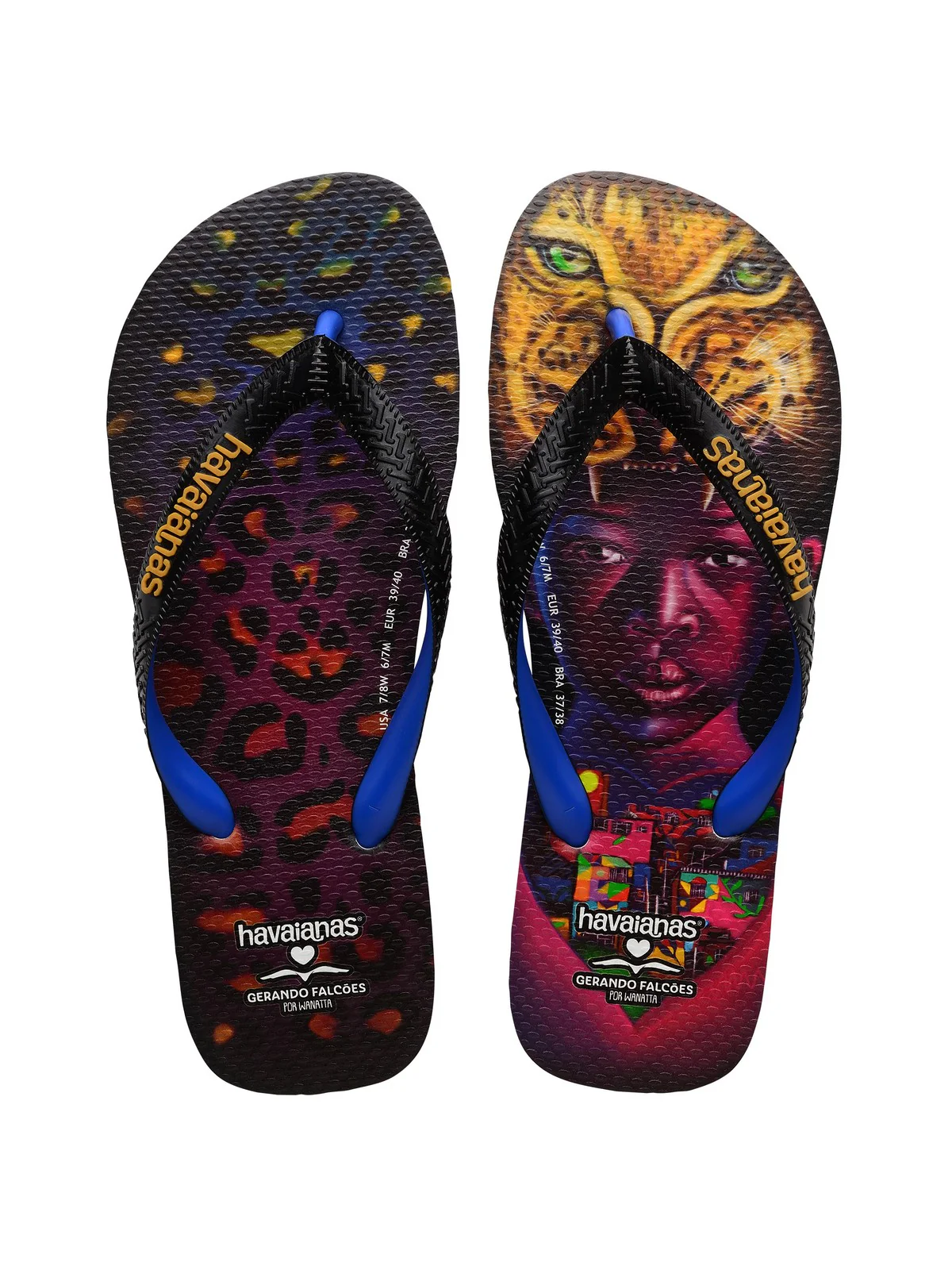 HAVAIANAS Infradito Unisex adulto Hav. Gerando Falcoes 4147603.0090 Nero - Image 5
