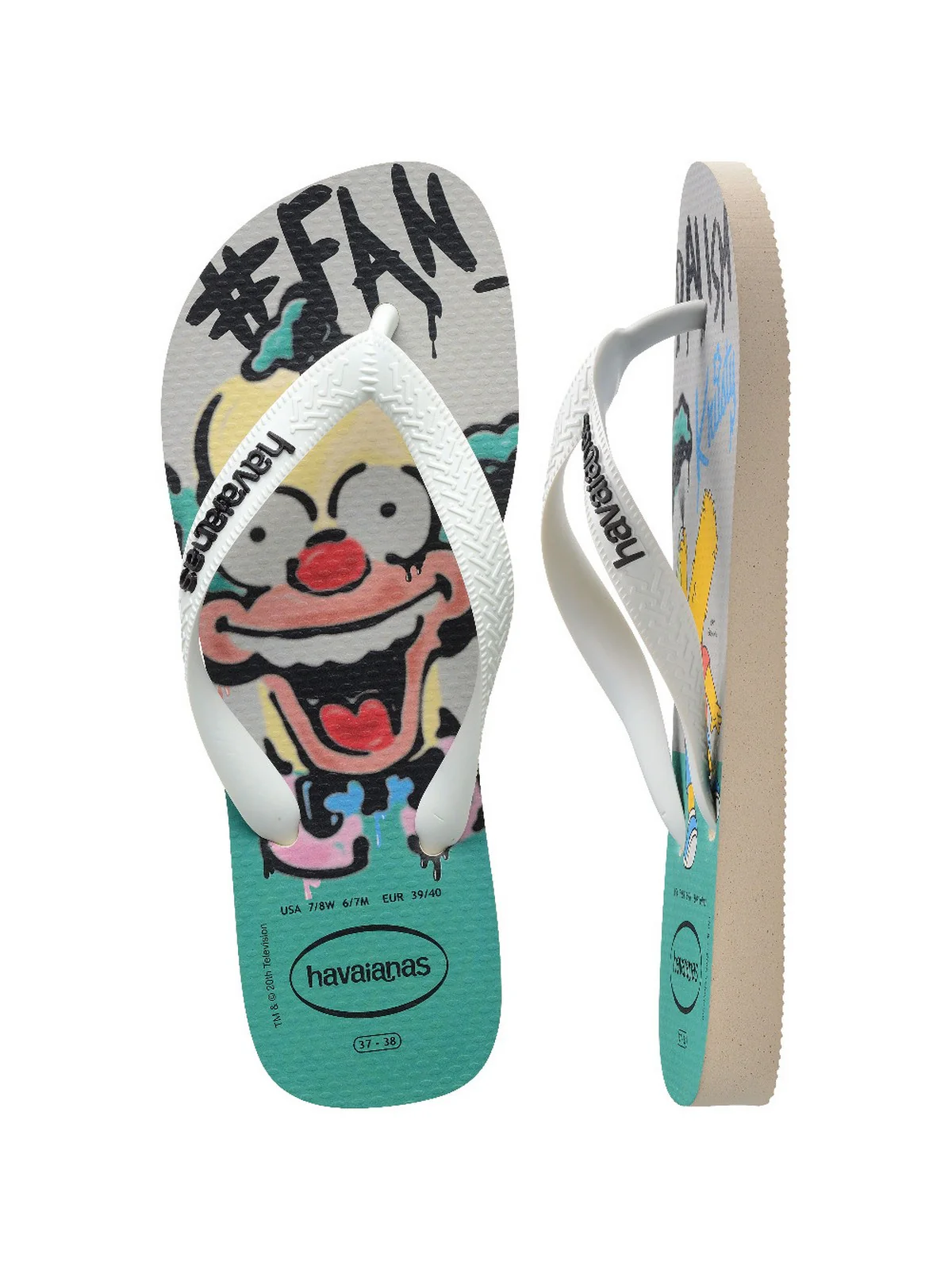 HAVAIANAS Infradito Unisex adulto Hav. Simpsons 4137889.0121 Beige - Image 3
