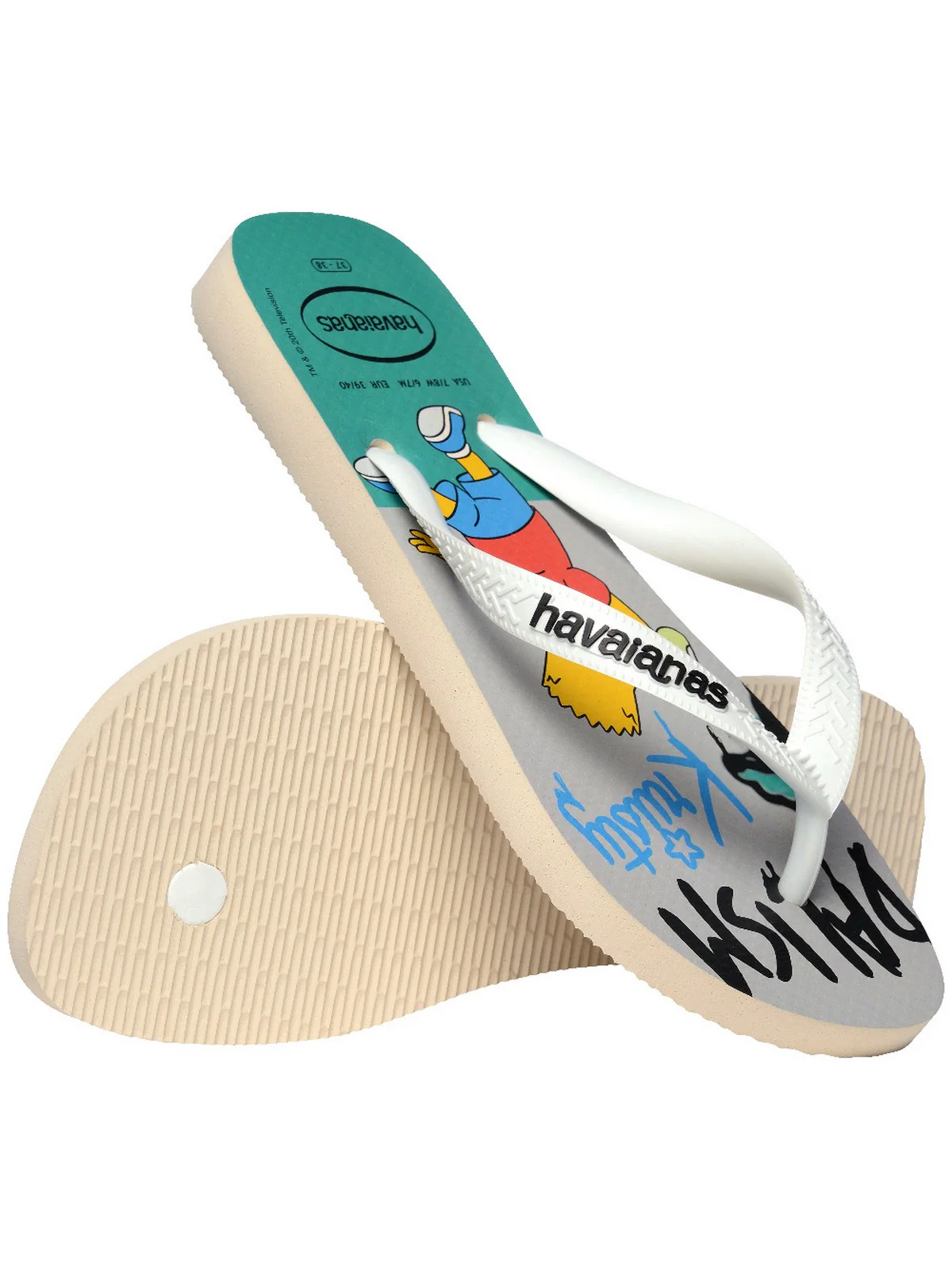 HAVAIANAS Infradito Unisex adulto Hav. Simpsons 4137889.0121 Beige - Image 6