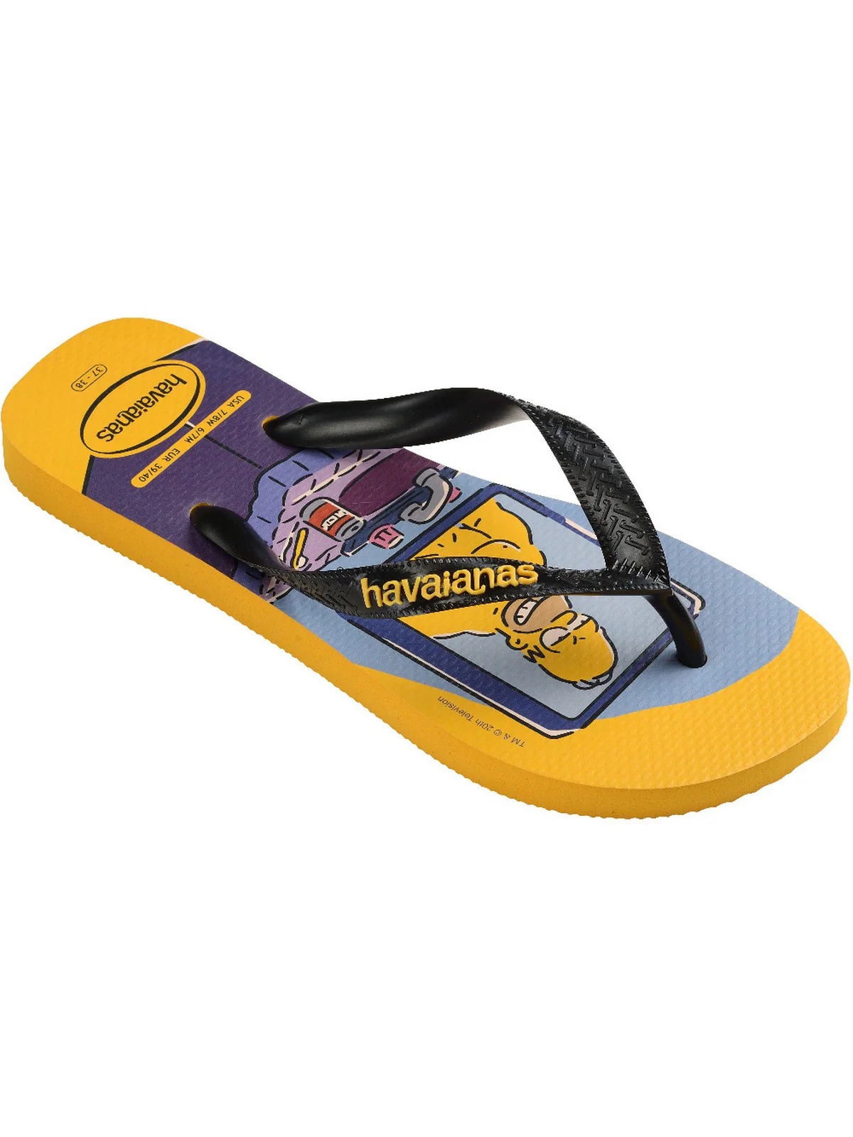 HAVAIANAS Infradito Unisex adulto Hav. Simpsons 4137889.1740 Giallo - Image 2
