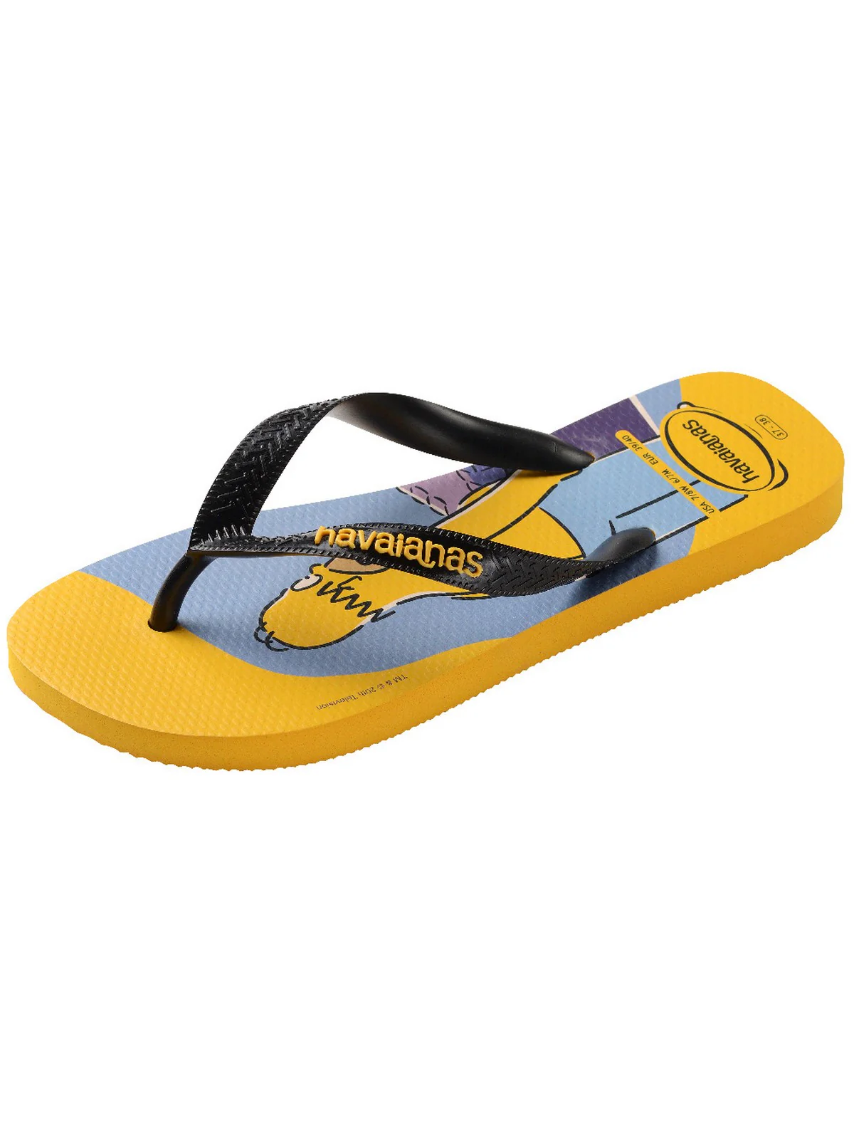 HAVAIANAS Infradito Unisex adulto Hav. Simpsons 4137889.1740 Giallo - Image 6