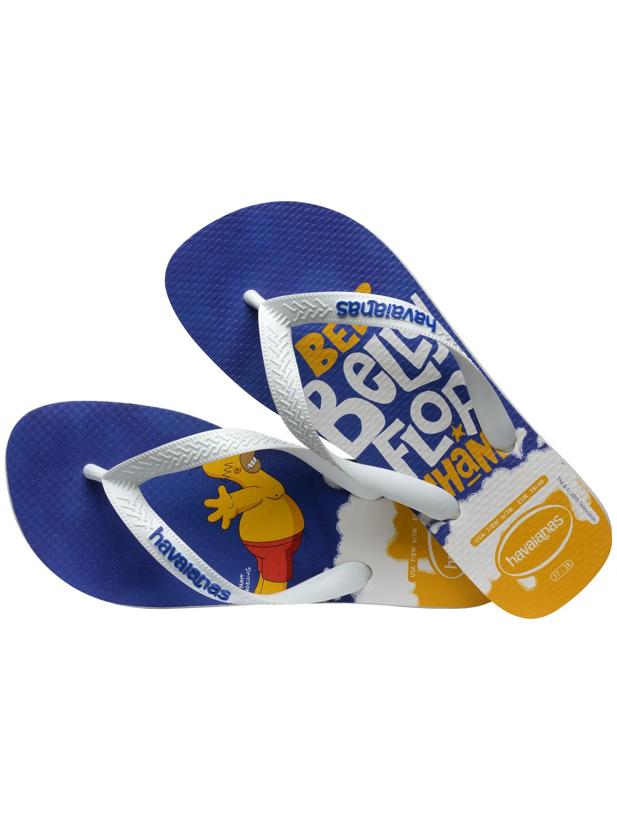 HAVAIANAS Infradito Unisex adulto Hav. Simpsons 4137889.7462 Bianco - Image 4