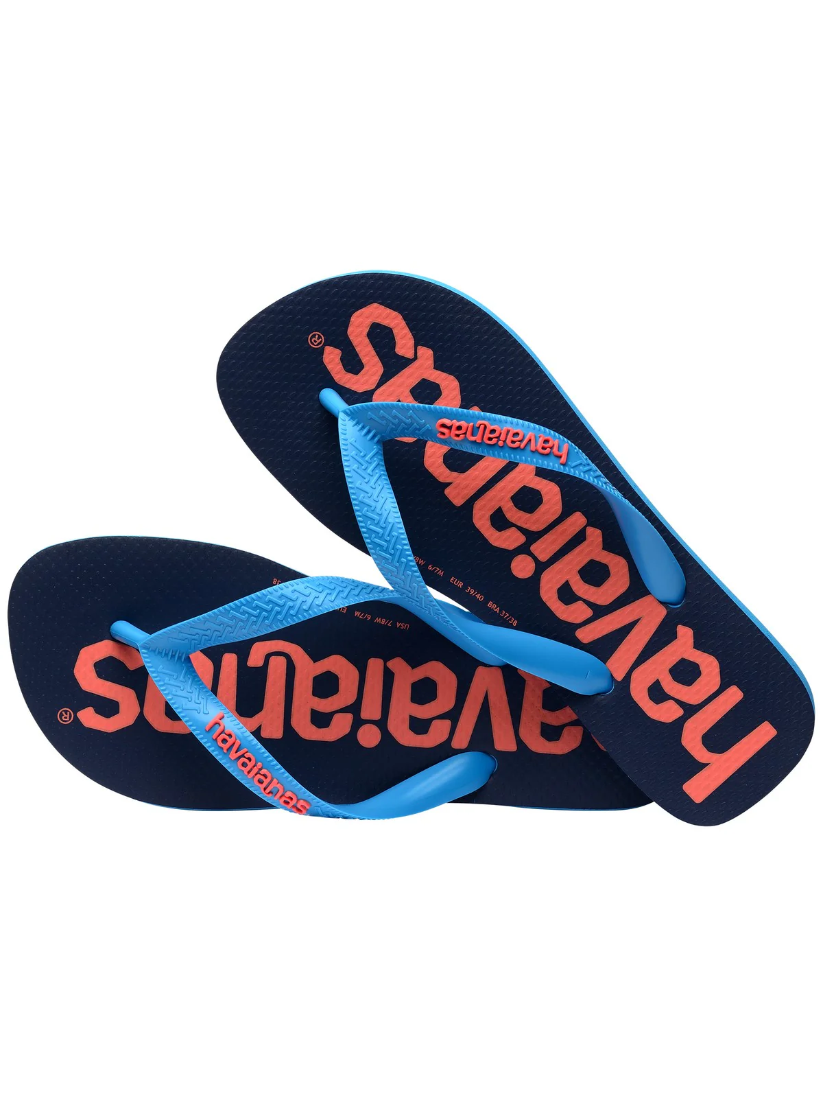 HAVAIANAS Infradito Unisex adulto Hav. Top logomania 2 4145741.0212 Turchese - Image 4