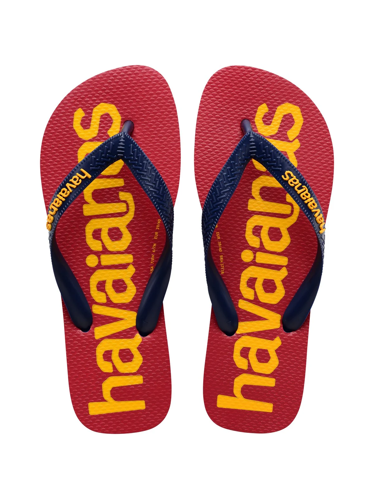 HAVAIANAS Infradito Unisex adulto Hav. Top logomania 2 4145741.0555 Blu - Image 5