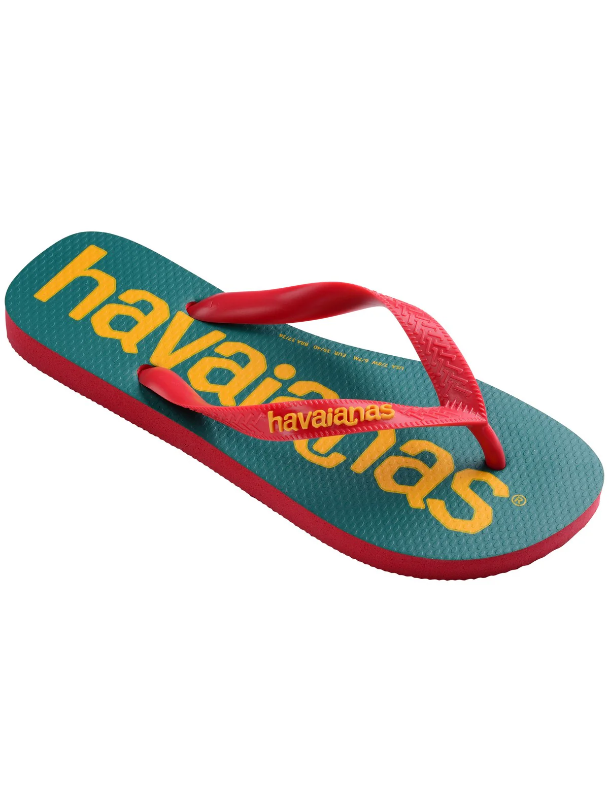 HAVAIANAS Infradito Unisex adulto Hav. Top logomania 2 4145741.7797 Rosso - Image 2