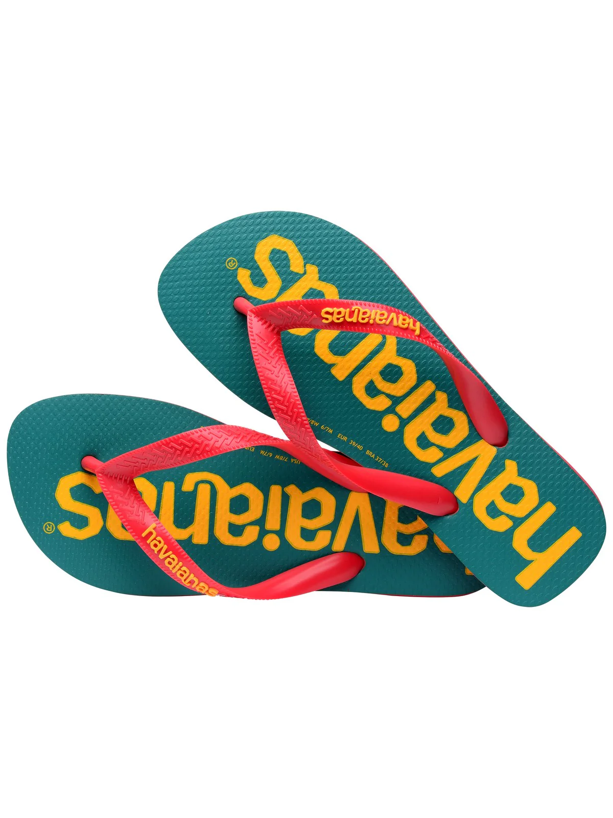 HAVAIANAS Infradito Unisex adulto Hav. Top logomania 2 4145741.7797 Rosso - Image 4