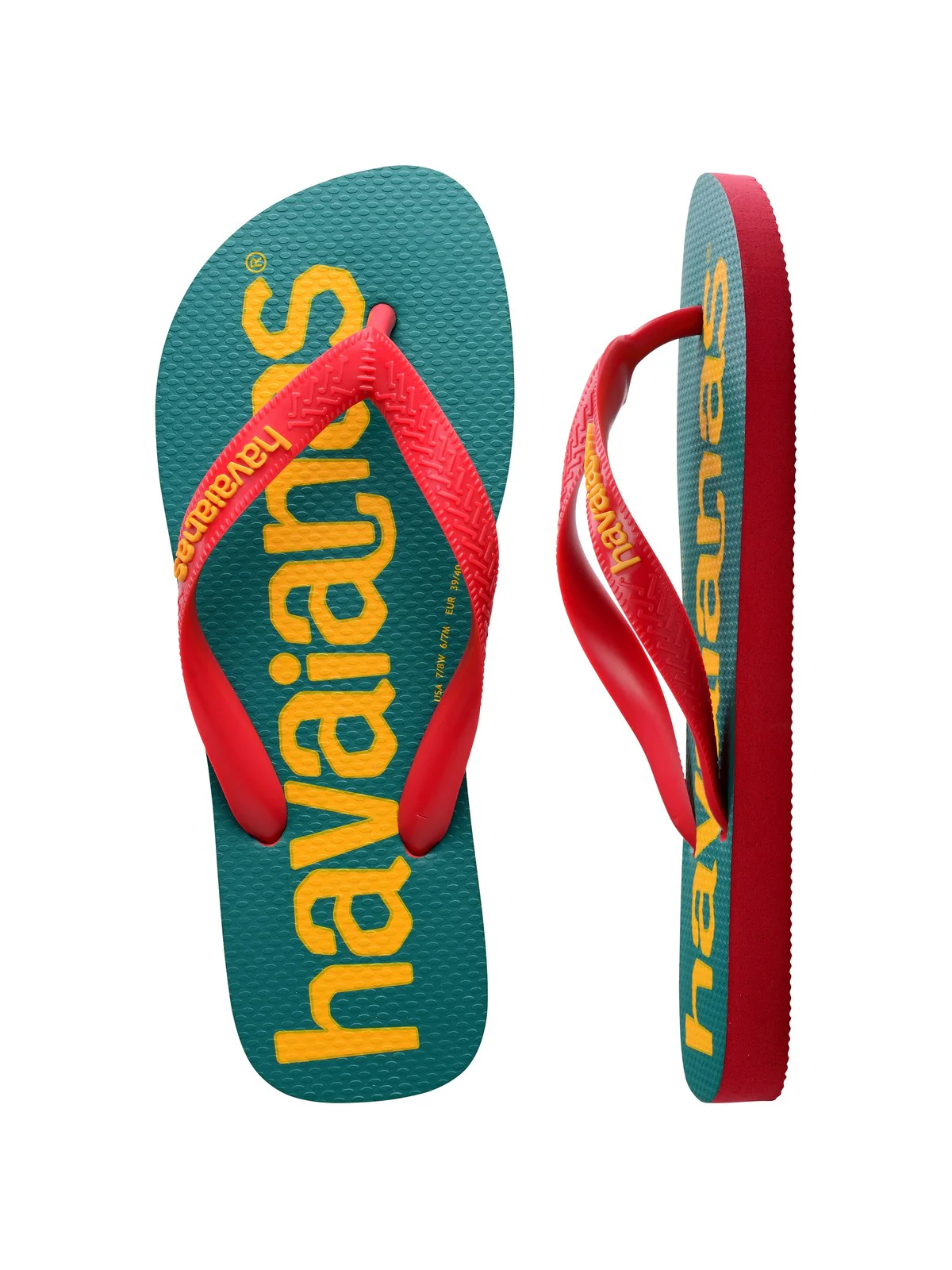HAVAIANAS Infradito Unisex adulto Hav. Top logomania 2 4145741.7797 Rosso - Image 5