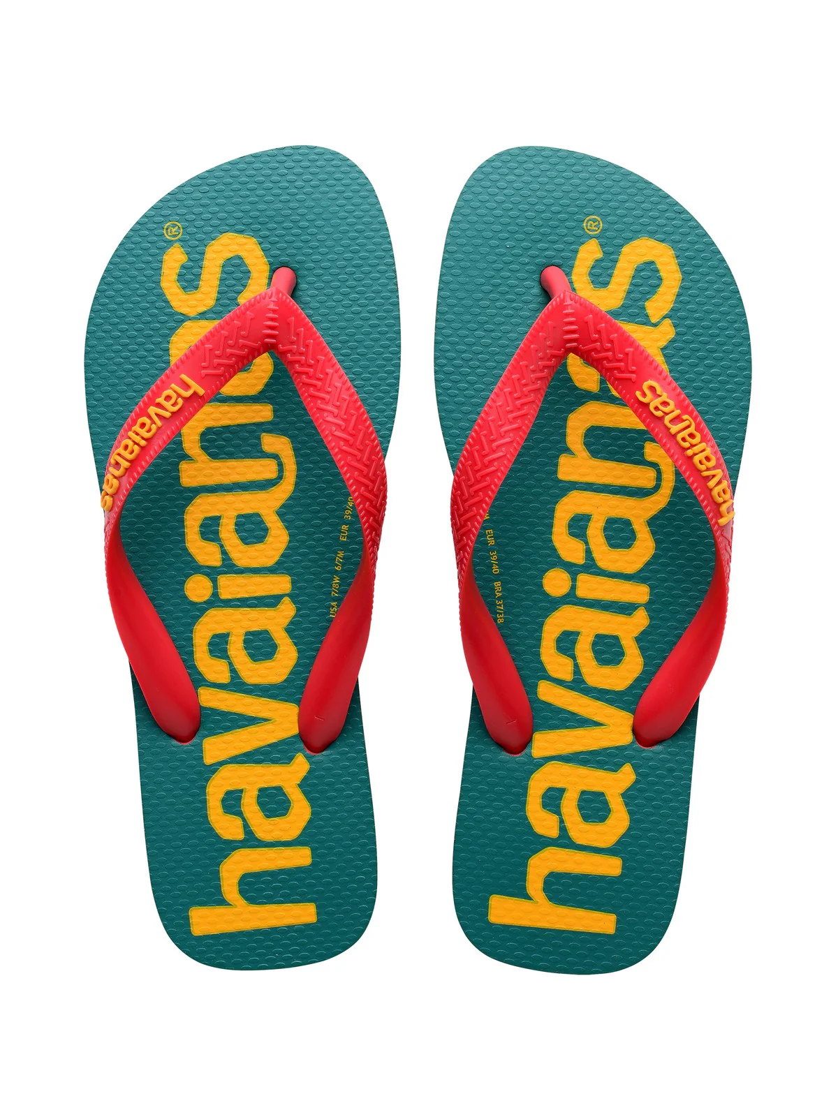 HAVAIANAS Infradito Unisex adulto Hav. Top logomania 2 4145741.7797 Rosso - Image 7