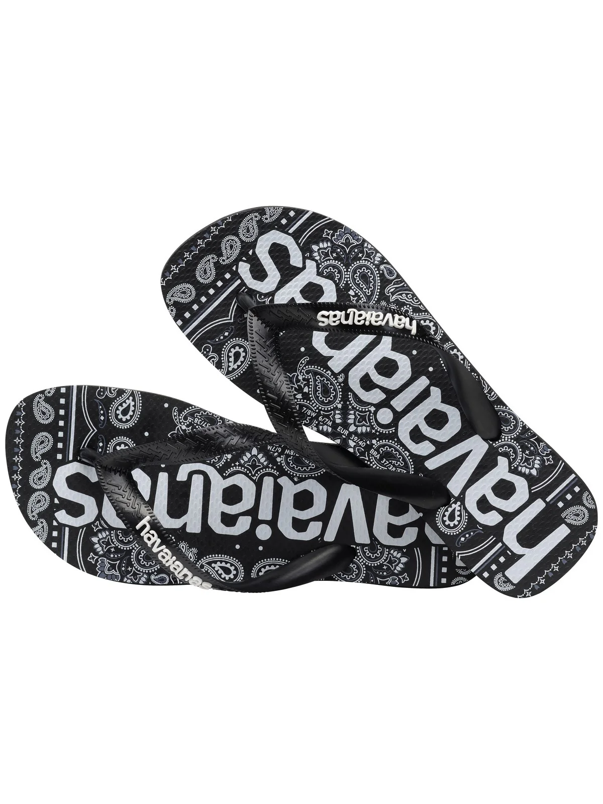 HAVAIANAS Infradito Unisex adulto Hav. Top logomania fashion 4148449.0090 Nero - Image 4
