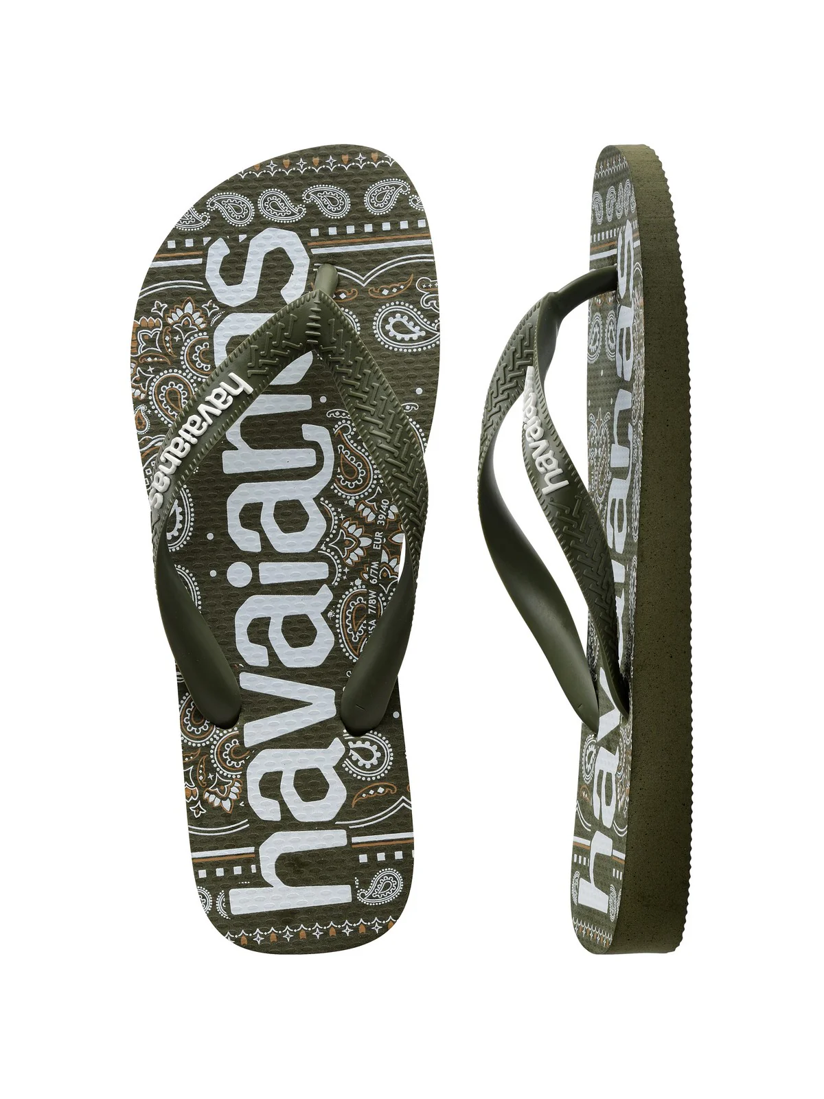 HAVAIANAS Infradito Unisex adulto Hav. Top logomania fashion 4148449.0869 Verde - Image 6