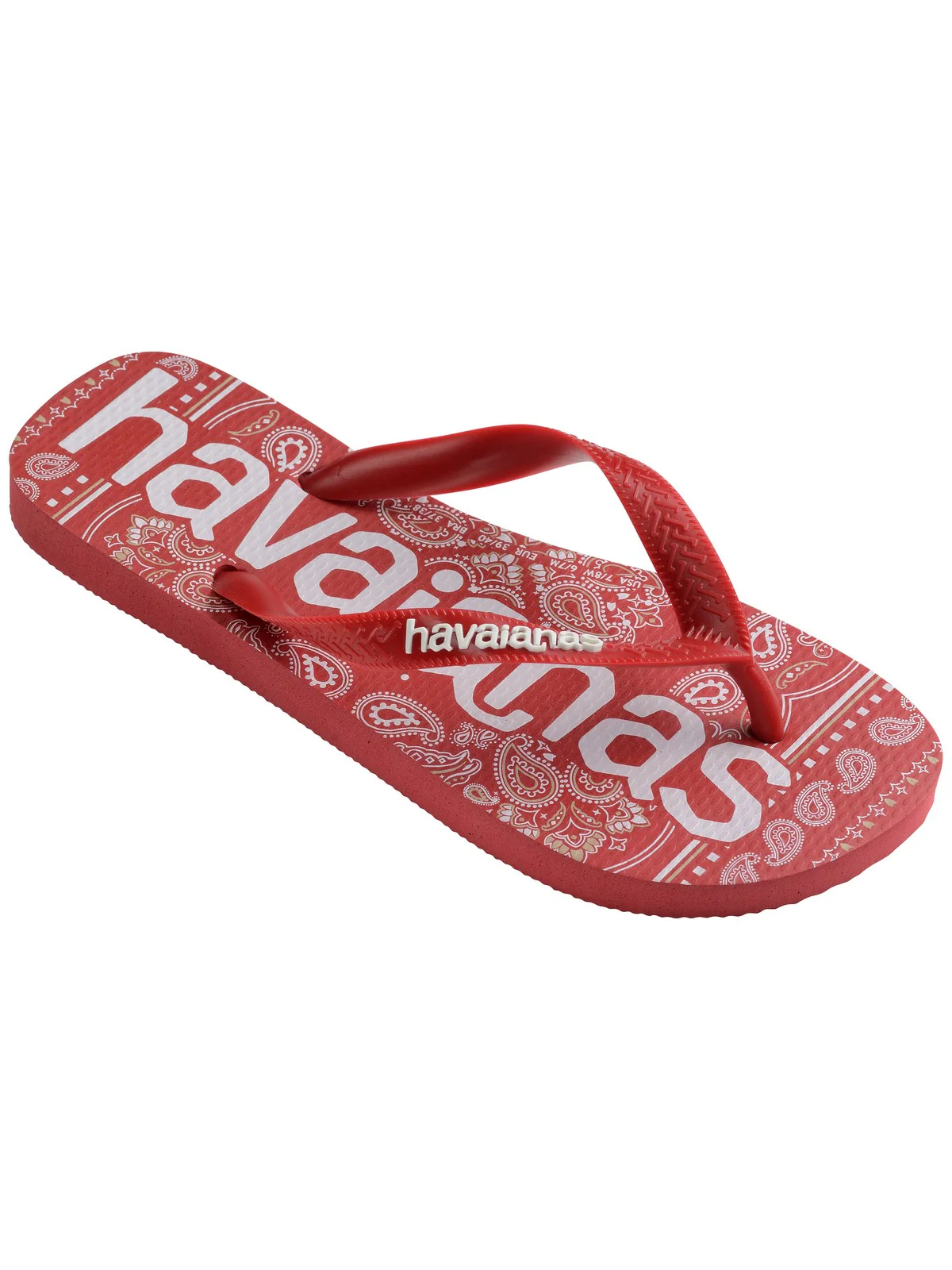 HAVAIANAS Infradito Unisex adulto Hav. Top logomania fashion 4148449.1440 Rosso - Image 2
