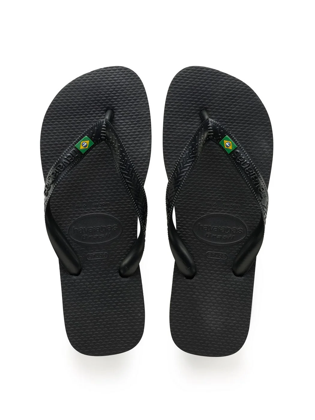 HAVAIANAS Infradito Unisex adulto Hav. Brasil 4000032.0090 Nero - Image 2