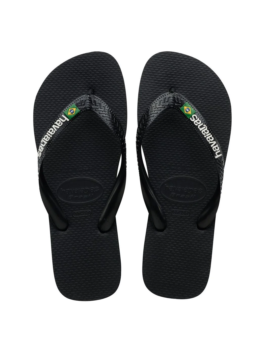 HAVAIANAS Infradito Unisex adulto Hav. Brasil logo 4110850.1069 Nero - Image 6