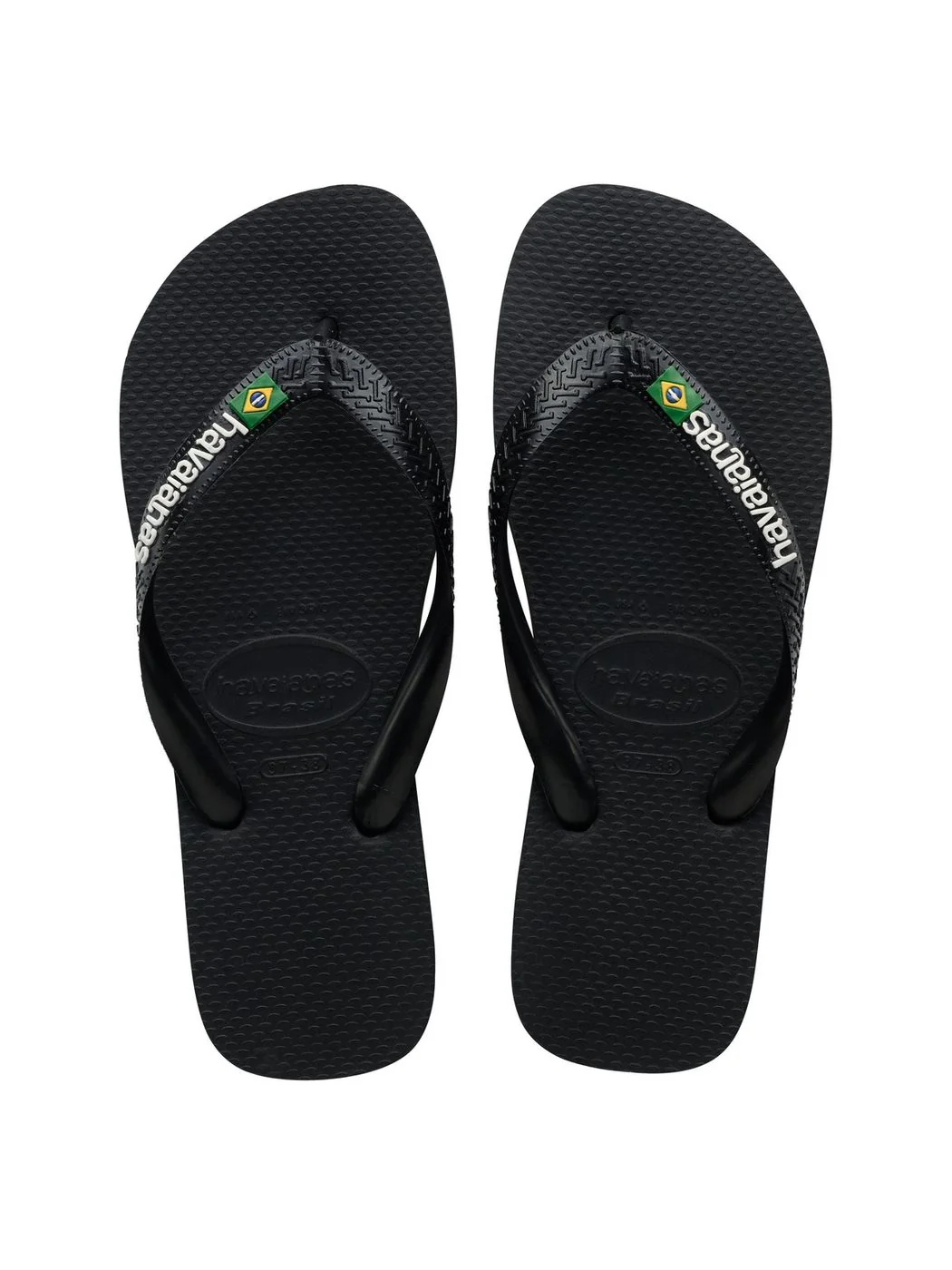 HAVAIANAS Infradito Unisex adulto Hav. Brasil logo 4110850.1069 Nero - Image 9