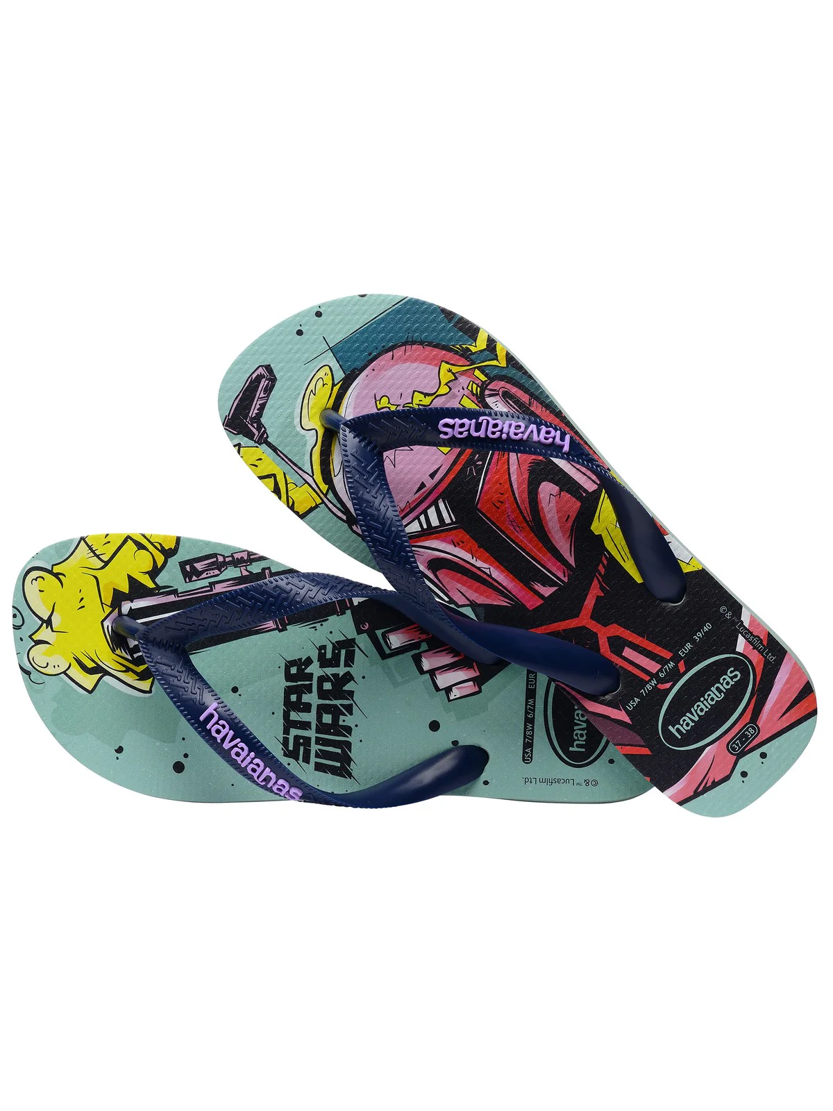 HAVAIANAS Infradito Uomo Hav. star wars 4135185.3507 Blu - Image 4