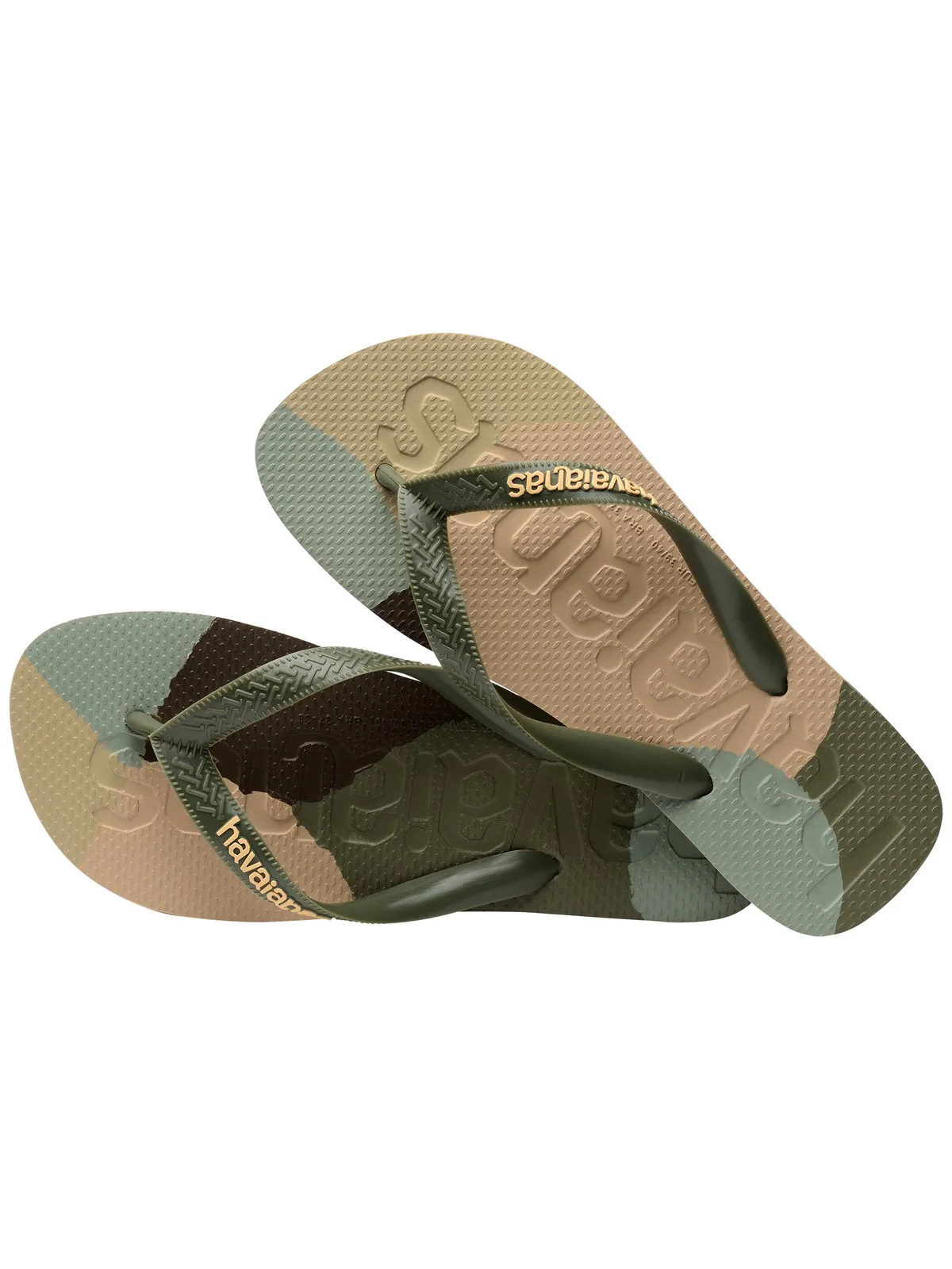 HAVAIANAS Infradito Uomo Hav. Top logomania colors II 4147526.0869 Verde - Image 4