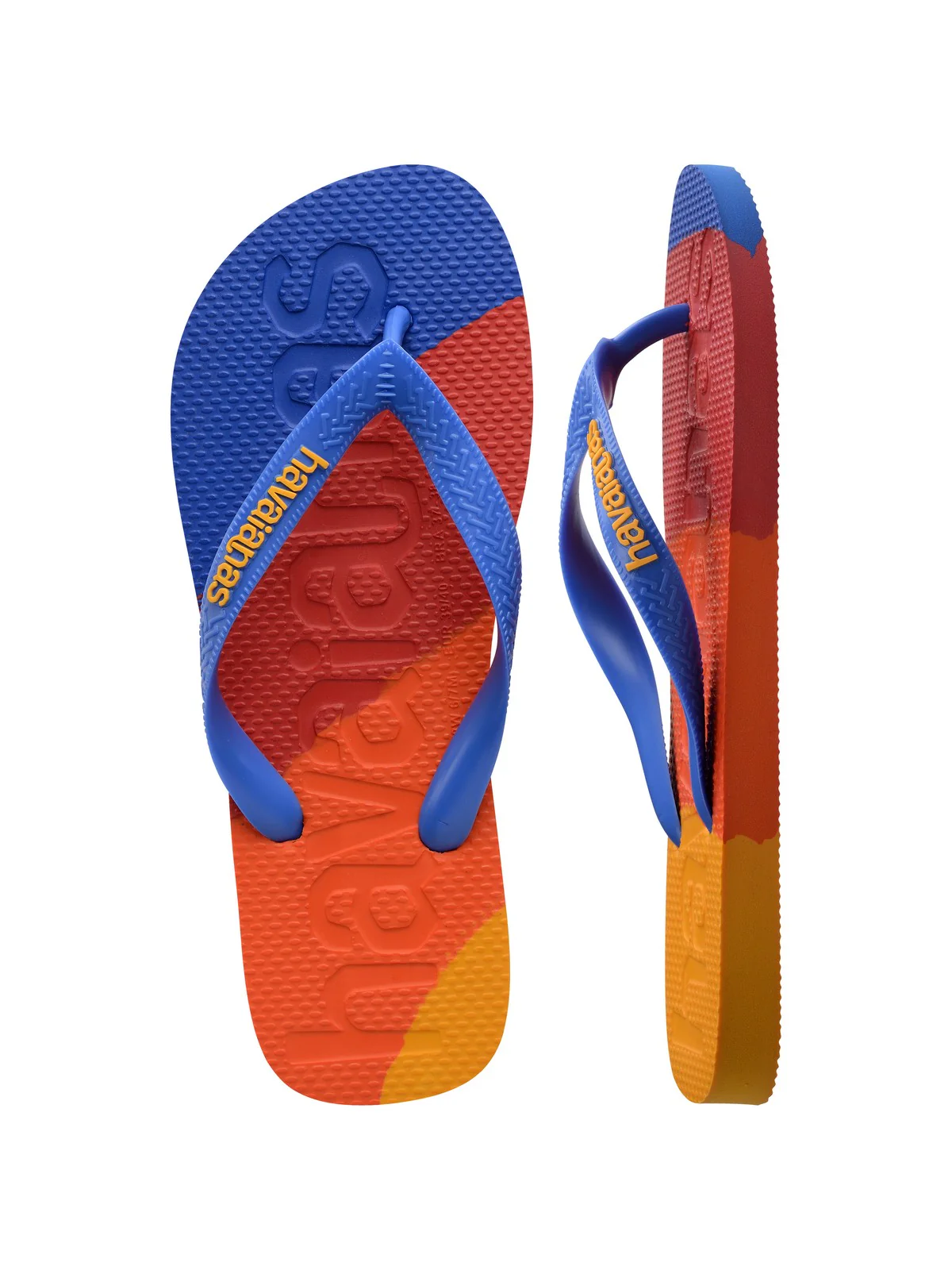 HAVAIANAS Infradito Uomo Hav. Top logomania colors II 4147526.3847 Blu - Image 3