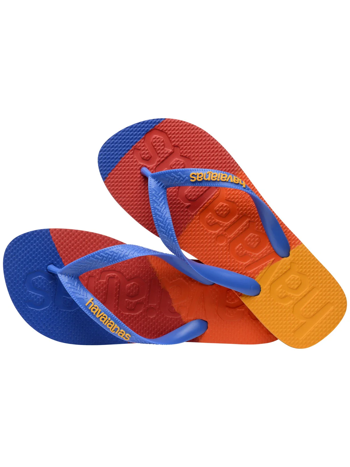 HAVAIANAS Infradito Uomo Hav. Top logomania colors II 4147526.3847 Blu - Image 4