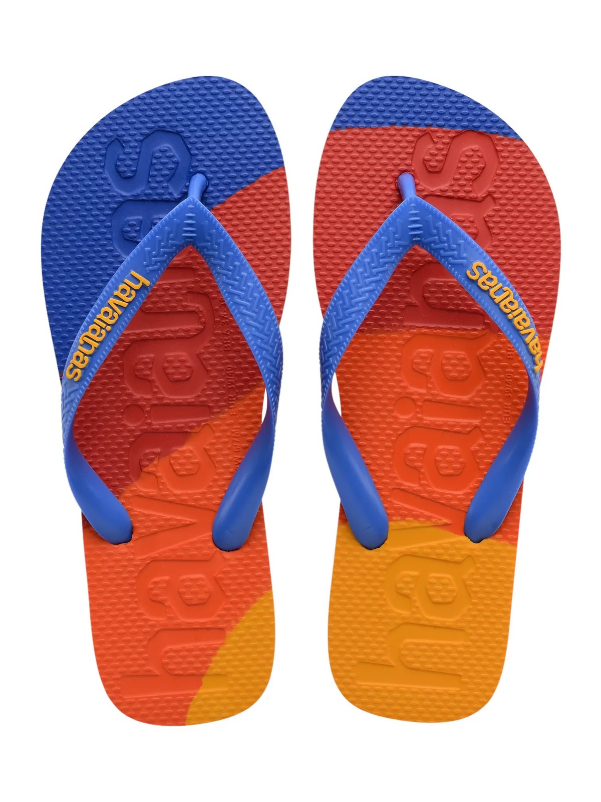 HAVAIANAS Infradito Uomo Hav. Top logomania colors II 4147526.3847 Blu - Image 8