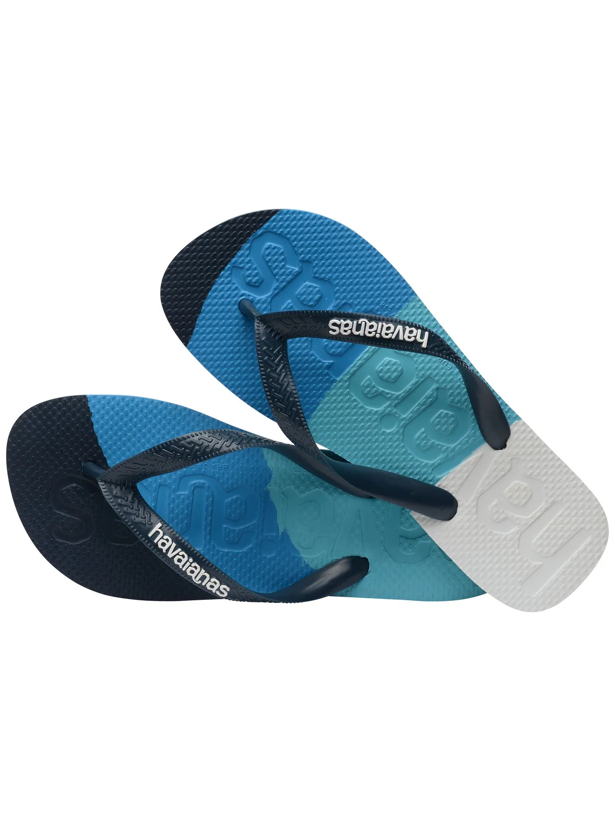 HAVAIANAS Infradito Uomo Hav. Top logomania colors II 4147526.5558 Blu - Image 3