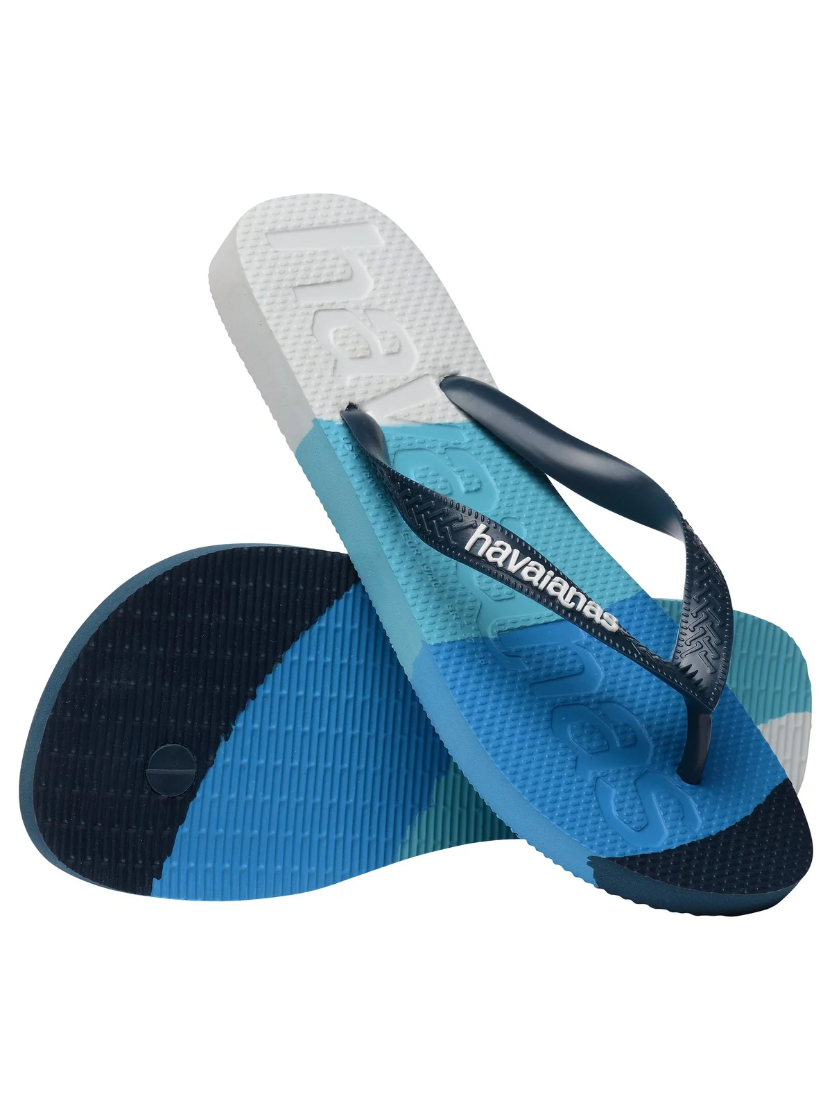 HAVAIANAS Infradito Uomo Hav. Top logomania colors II 4147526.5558 Blu - Image 7