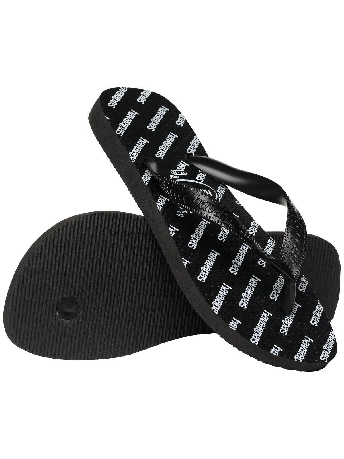 HAVAIANAS Infradito Uomo Hav. Top logomania essential 4149891.0090 Nero - Image 2