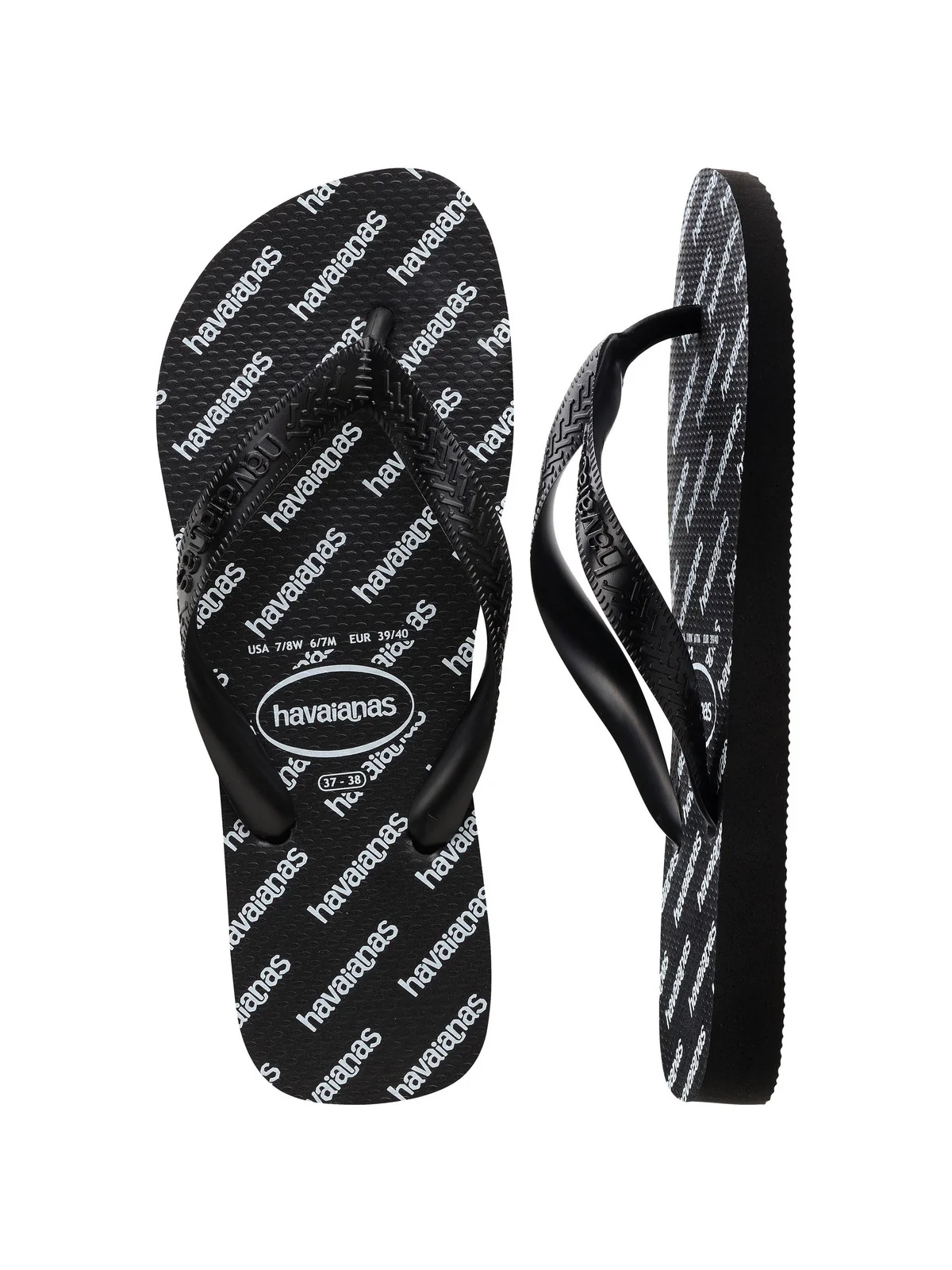 HAVAIANAS Infradito Uomo Hav. Top logomania essential 4149891.0090 Nero - Image 6