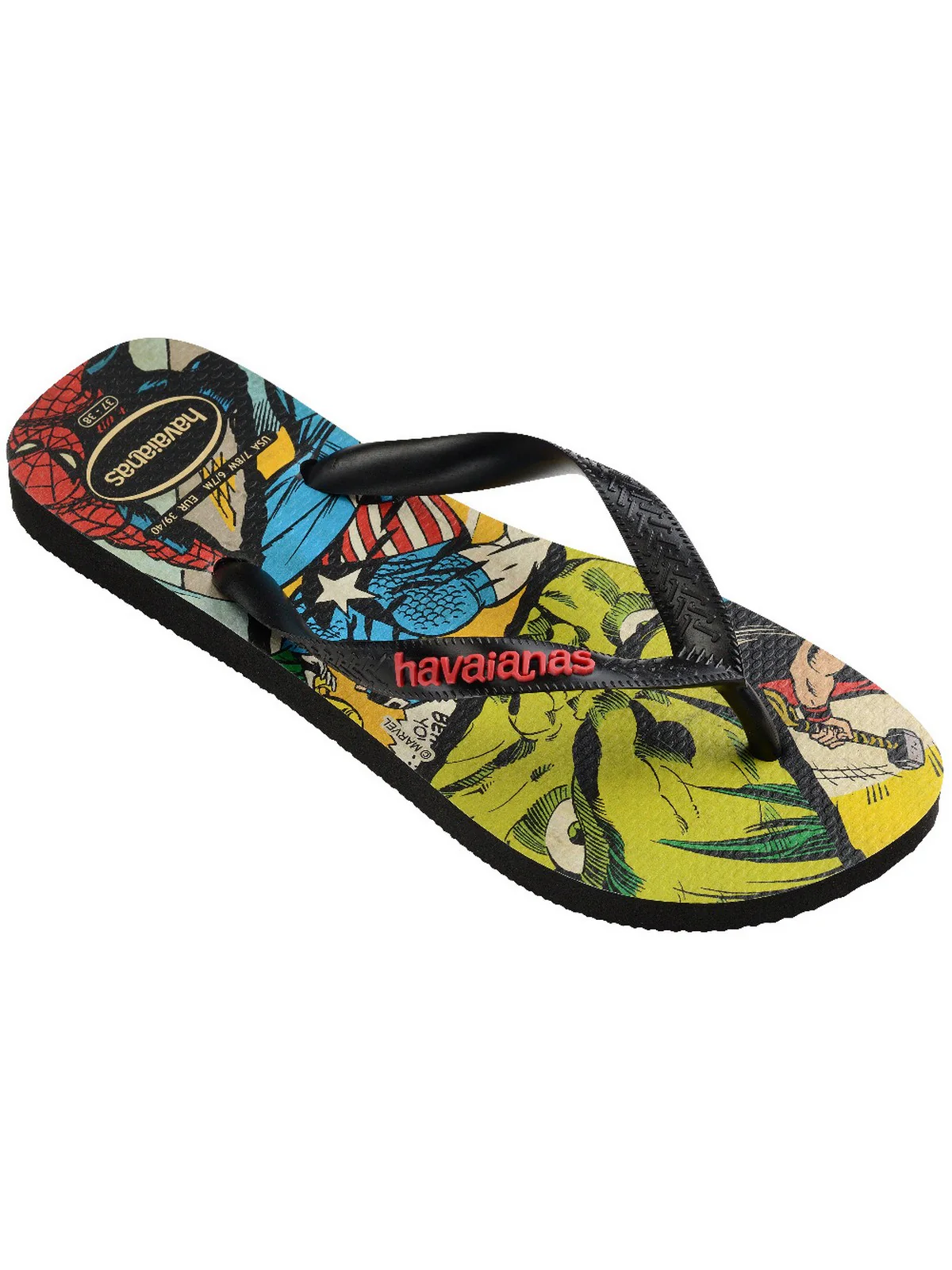 HAVAIANAS Infradito Uomo Hav. Top Marvel Classic 4147012.2563 Nero - Image 3