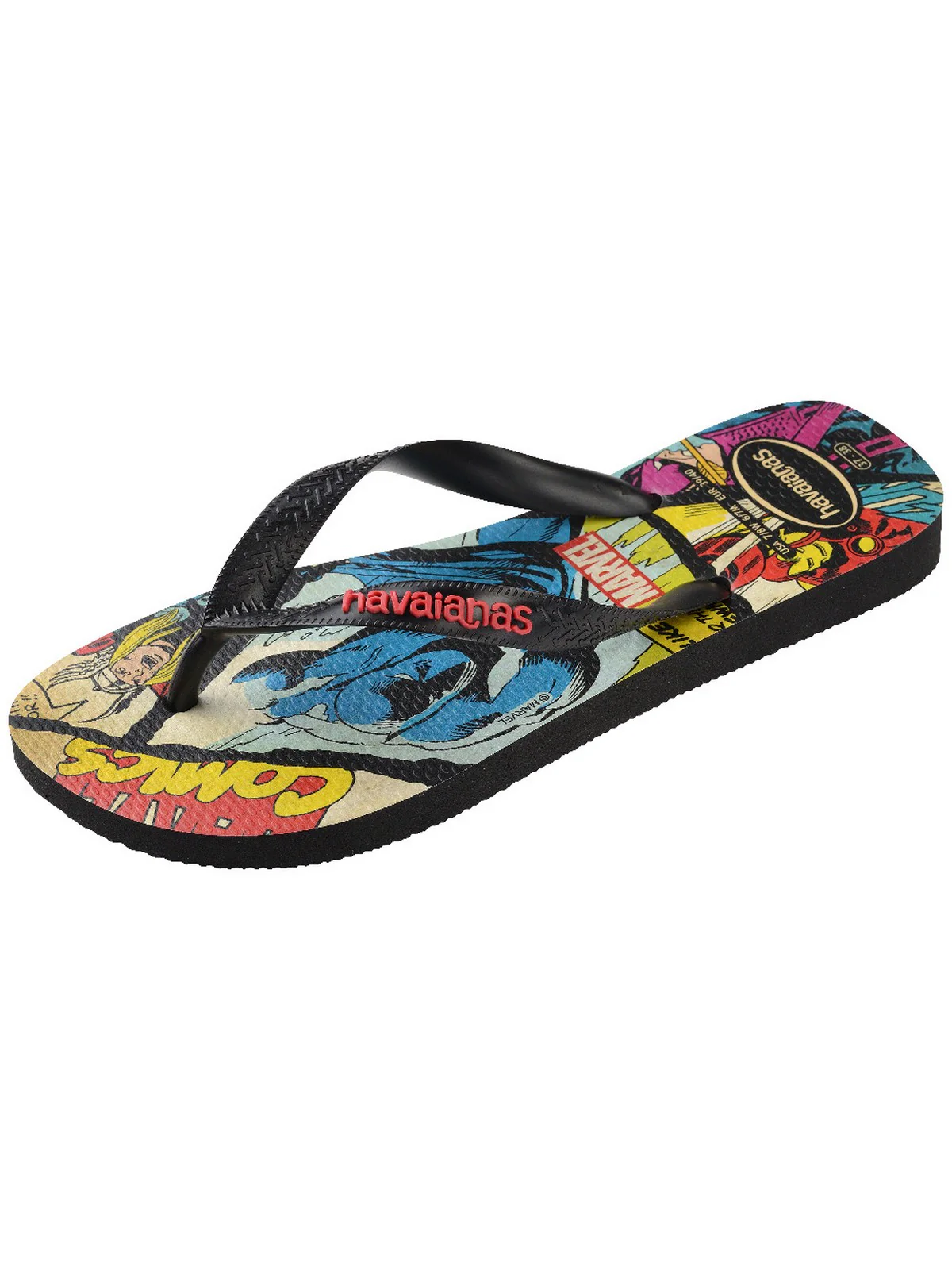 HAVAIANAS Infradito Uomo Hav. Top Marvel Classic 4147012.2563 Nero - Image 5