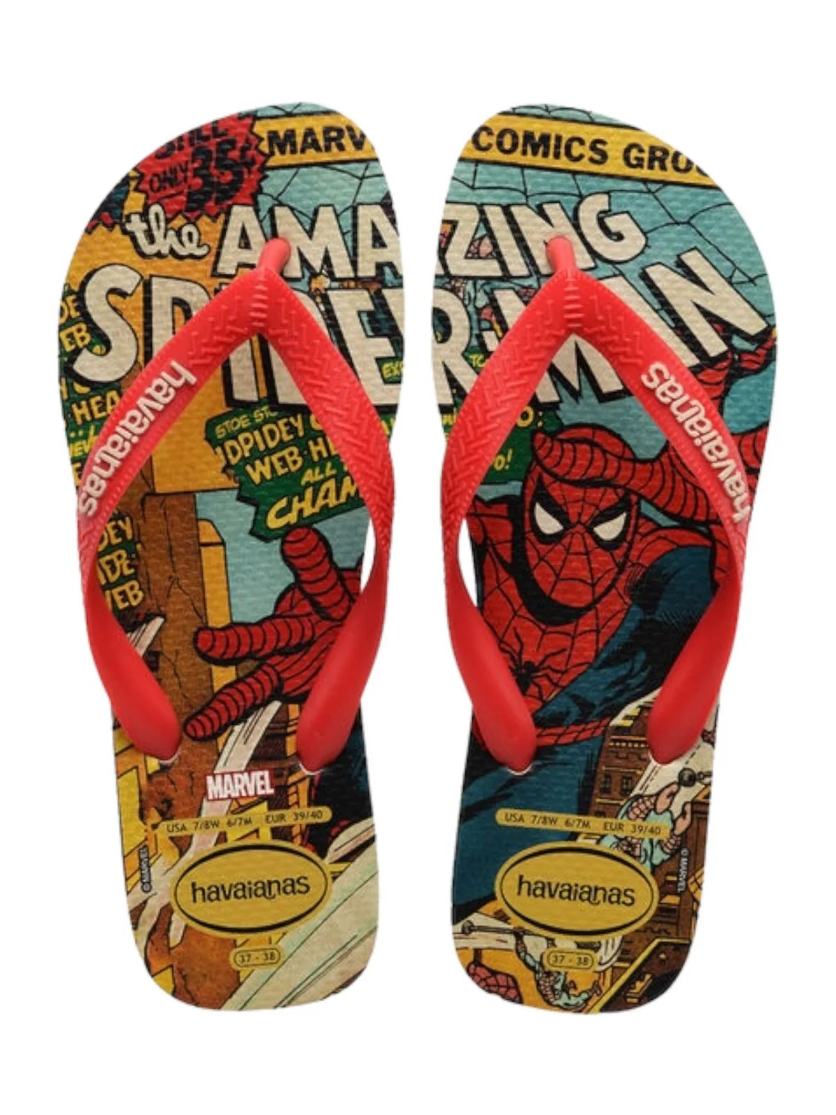 HAVAIANAS Infradito Uomo Hav. Top Marvel Classic 4147012.8746 Beige - Image 5