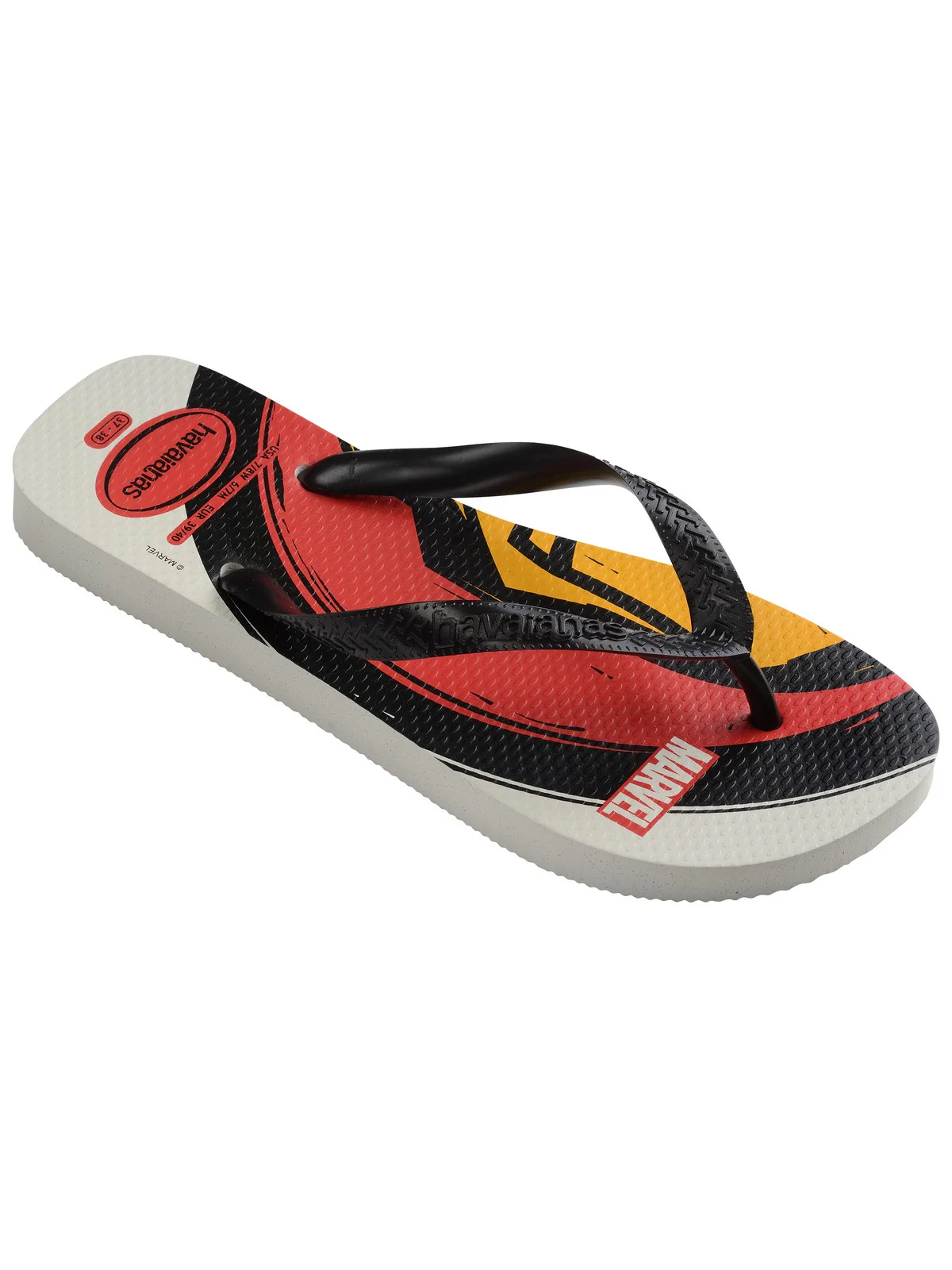 HAVAIANAS Infradito Uomo Hav. Top Marvel Logomania 4146953.0001 Bianco - Image 2