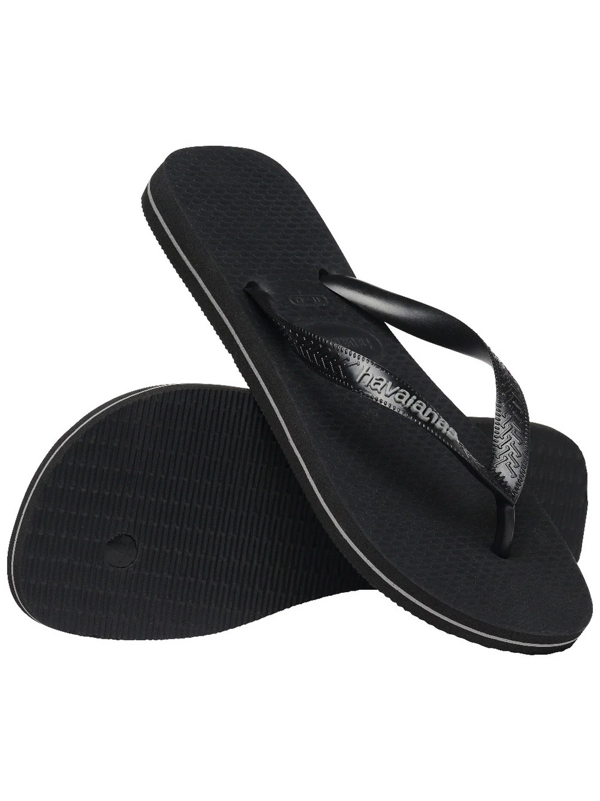 HAVAIANAS Infradito Uomo Hav. Top rubber Logo filette 4148756.0090 Nero - Image 2