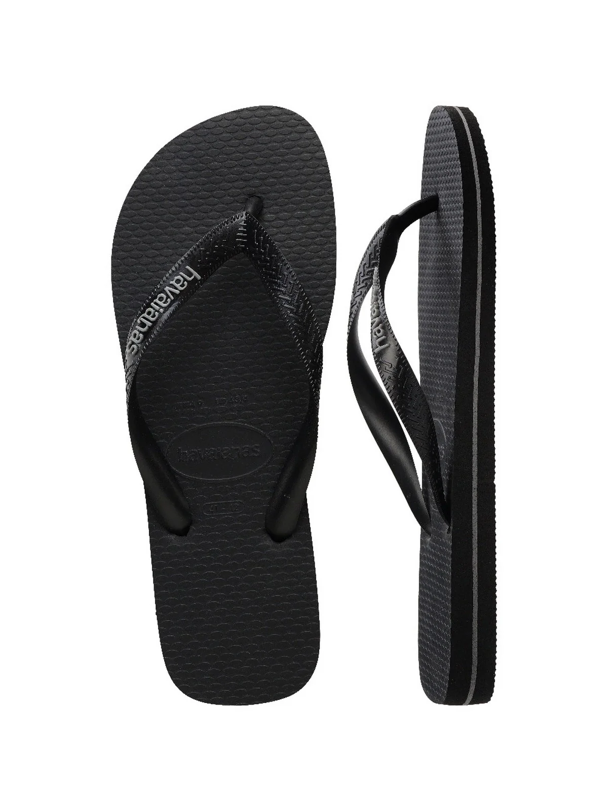 HAVAIANAS Infradito Uomo Hav. Top rubber Logo filette 4148756.0090 Nero - Image 5