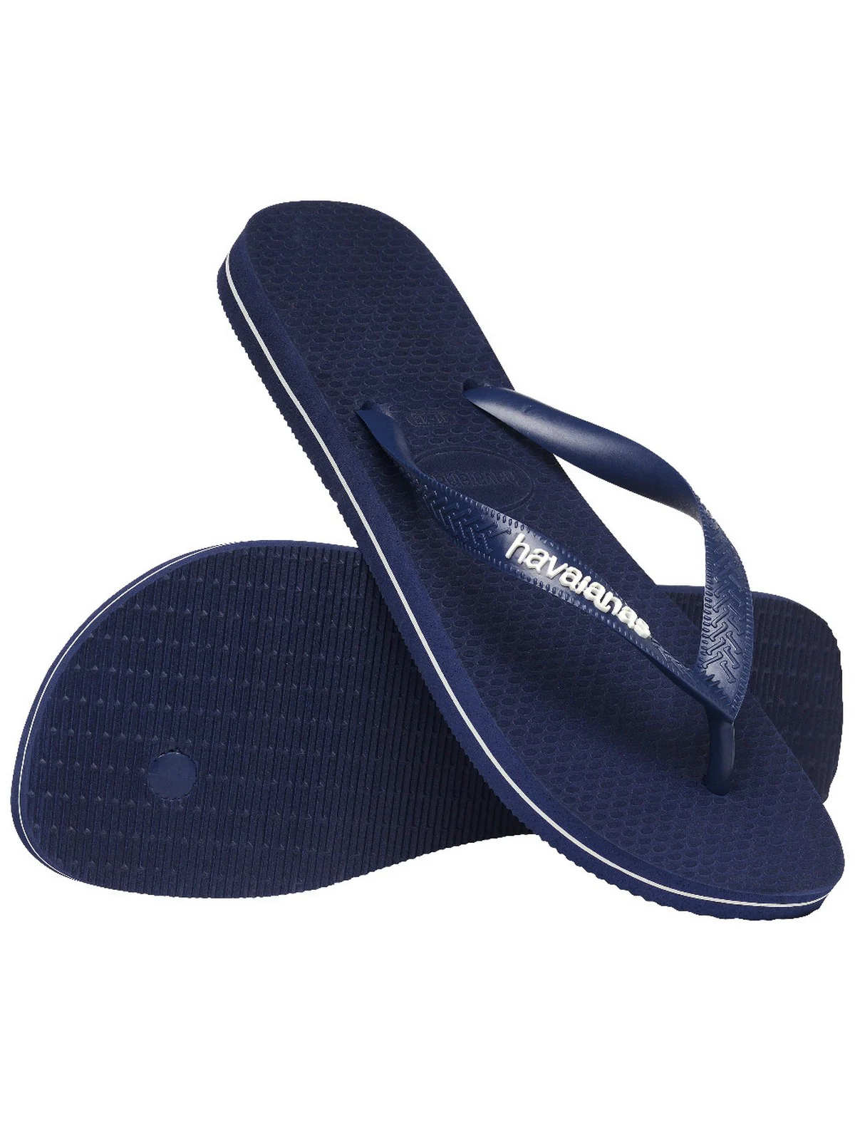 HAVAIANAS Infradito Uomo Hav. Top rubber Logo filette 4148756.0555 Blu - Image 5
